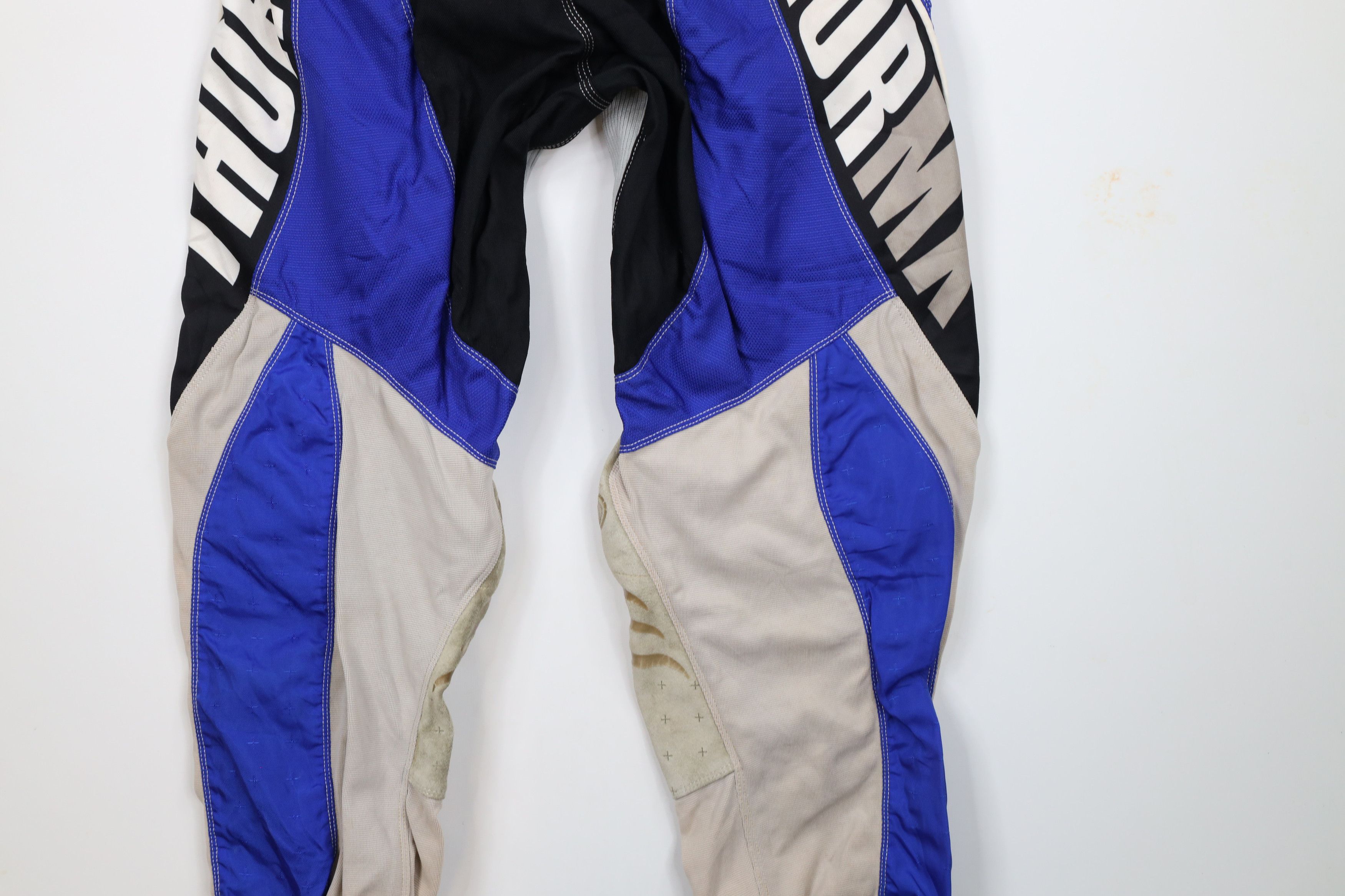 Vintage Vintage Thor Racing Leather Trim Motocross Racing Pants Blue Size US 32 / EU 48 - 12 Thumbnail