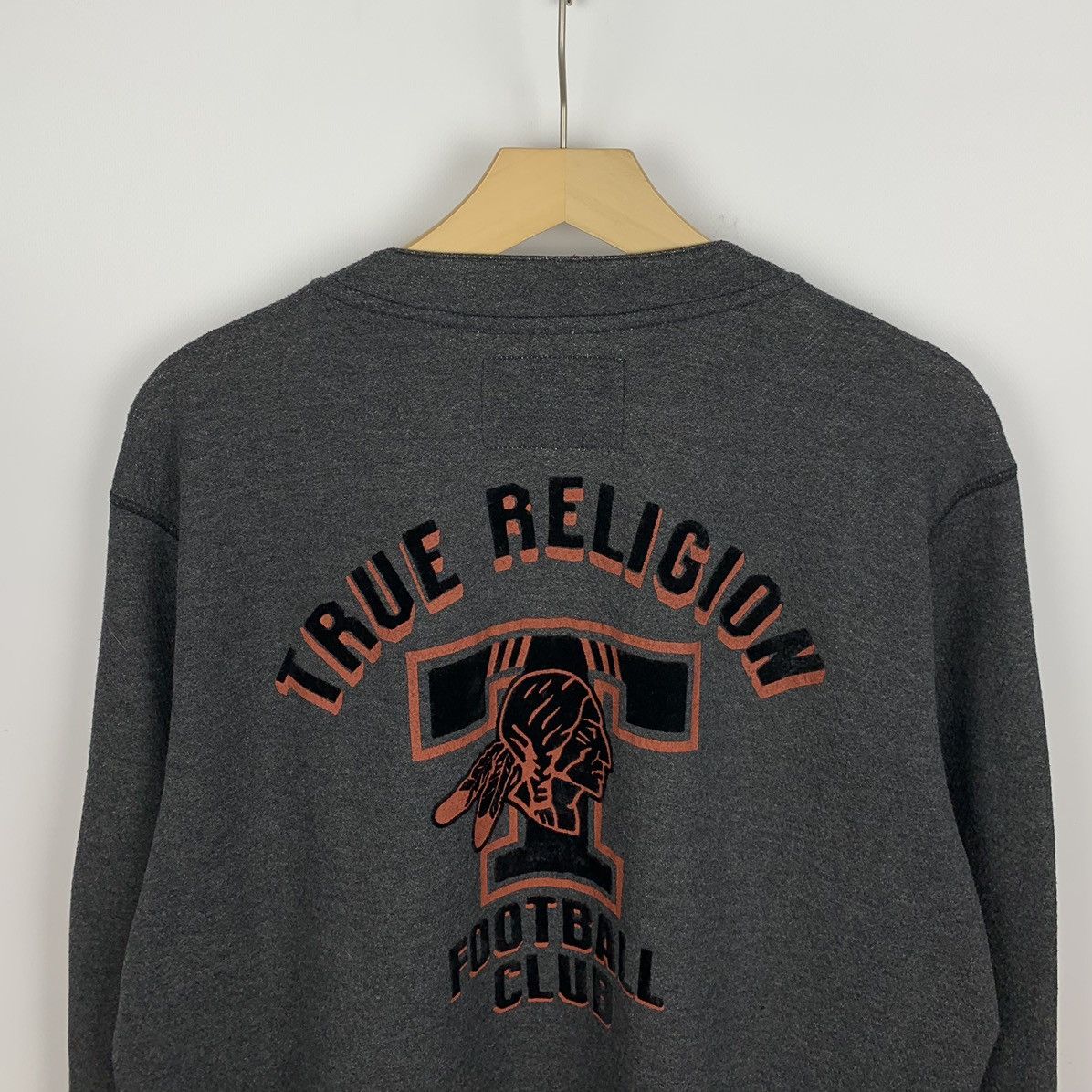 True Religion Vintage Y2K True Religion Football Club Cardigan Sweater XL Size US XL / EU 56 / 4 - 2 Thumbnail