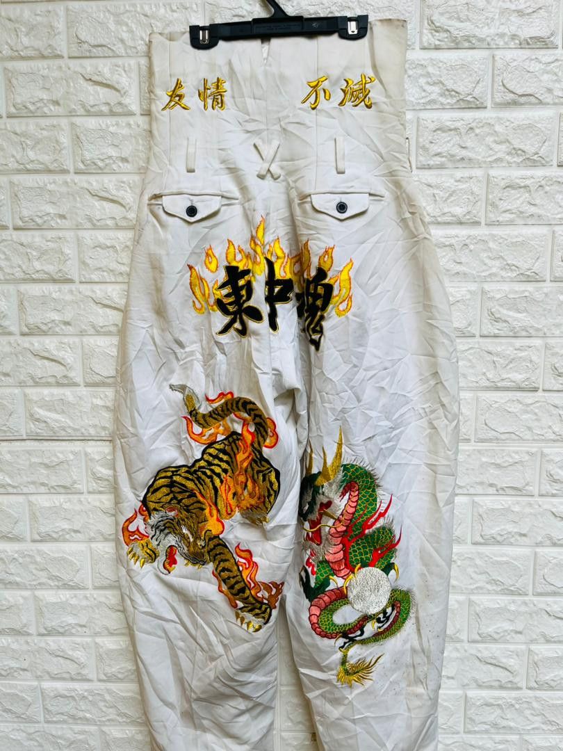 Japanese Brand × Vintage Vintage Japanese Sukajan Streetwear Designer Fashion Style Size US 29 - 5 Thumbnail