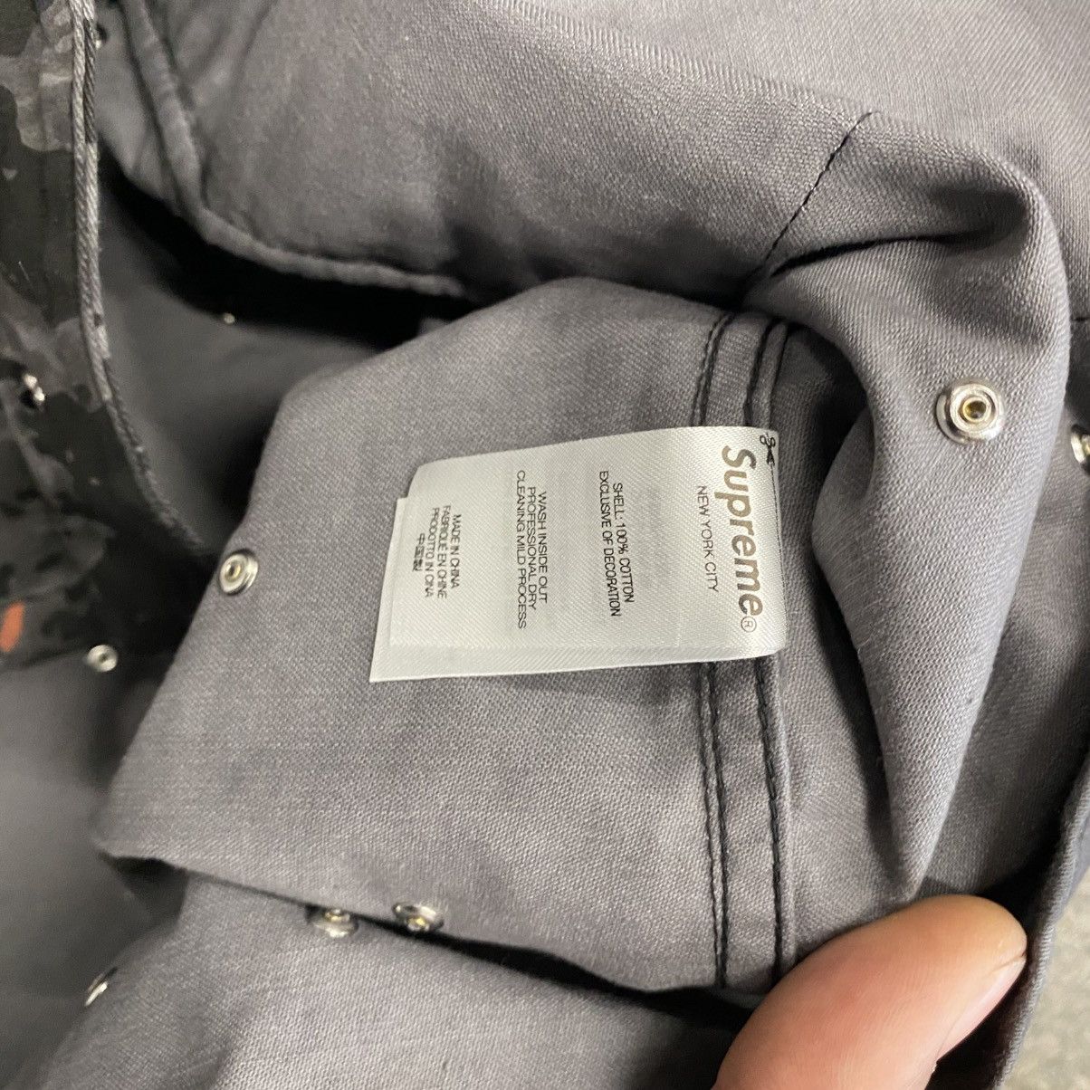 Jun Takahashi × Supreme × Undercover Supreme Undercover Studded Button Up Shirt Size US L / EU 52-54 / 3 - 5 Thumbnail
