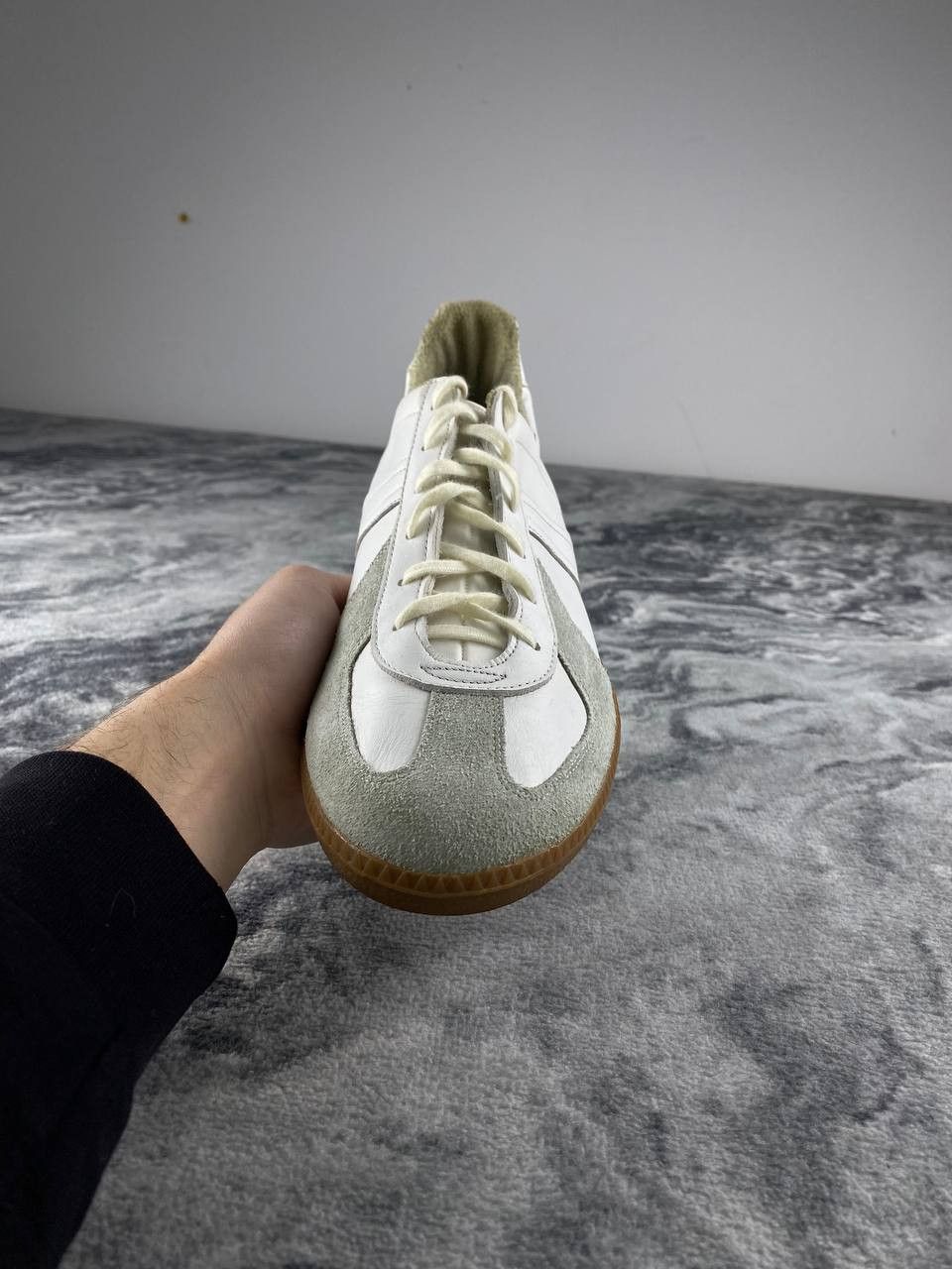 Vintage GAT BW Sport Army Trainer Bundeswehr Shoes Leather Sneakers Size US 9.5 / EU 42-43 - 14 Thumbnail