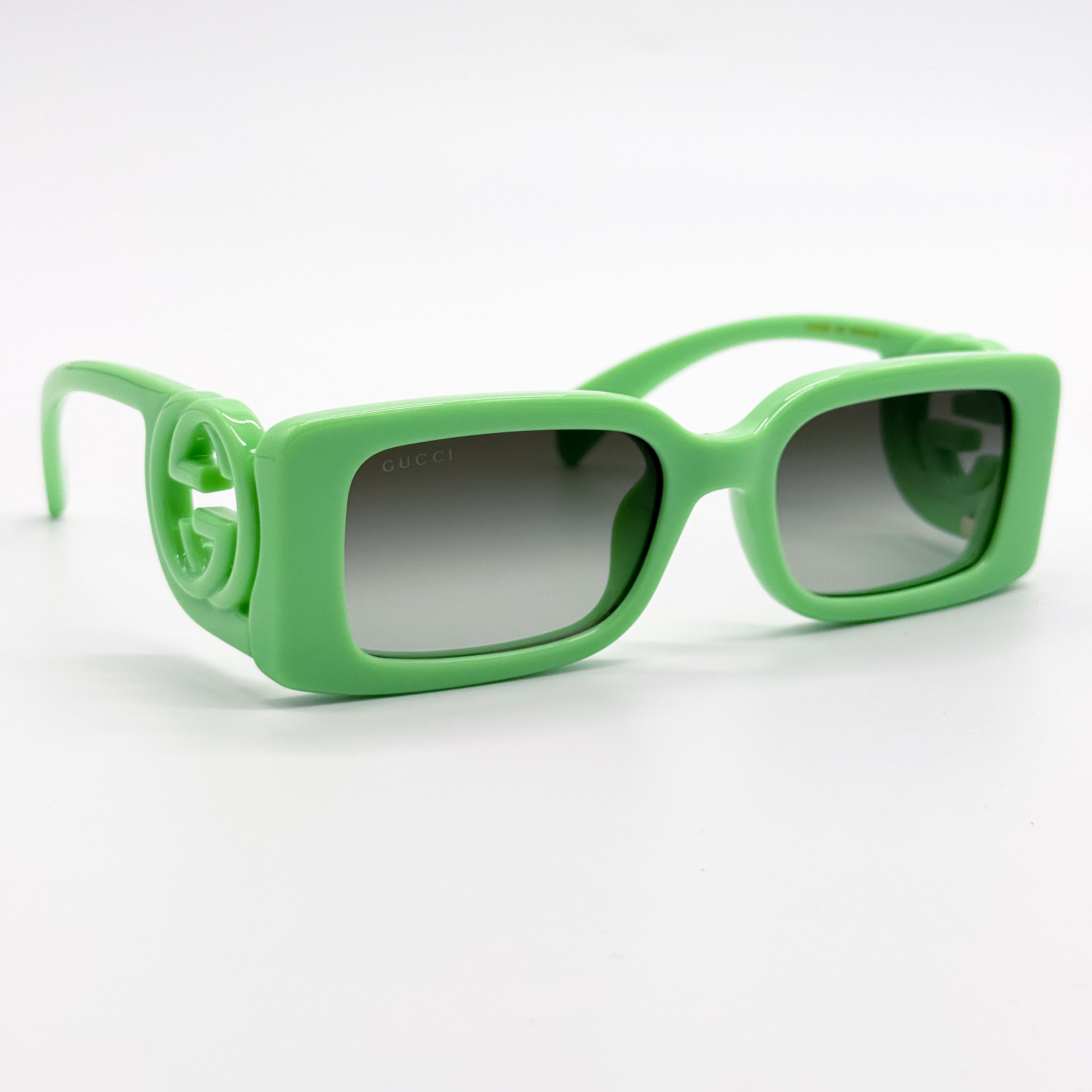 Gucci NEW GUCCI GG1325S 004 WOMEN GREEN SUNGLASSES Size ONE SIZE - 6 Thumbnail