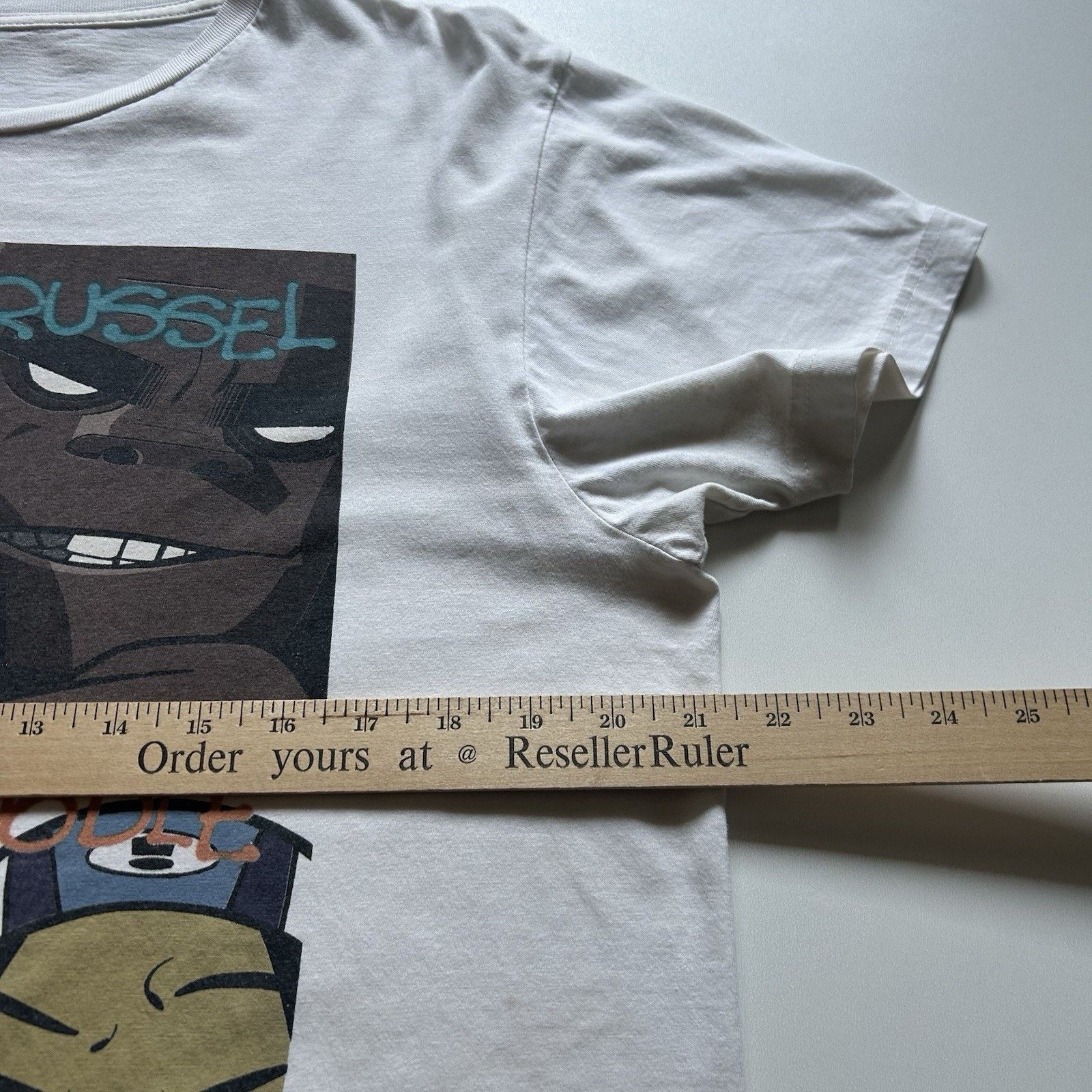 Band Tees Vintage Gorillaz T Shirt Band Tee Art Y2K Large White Rare Size US L / EU 52-54 / 3 - 3 Thumbnail