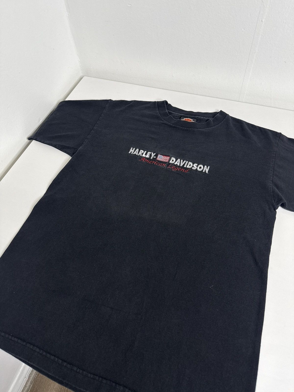 Harley Davidson VINTAGE 1990’s Harley-Davidson Embroidered Tee "Black" (M) Size US M / EU 48-50 / 2 - 1 Thumbnail