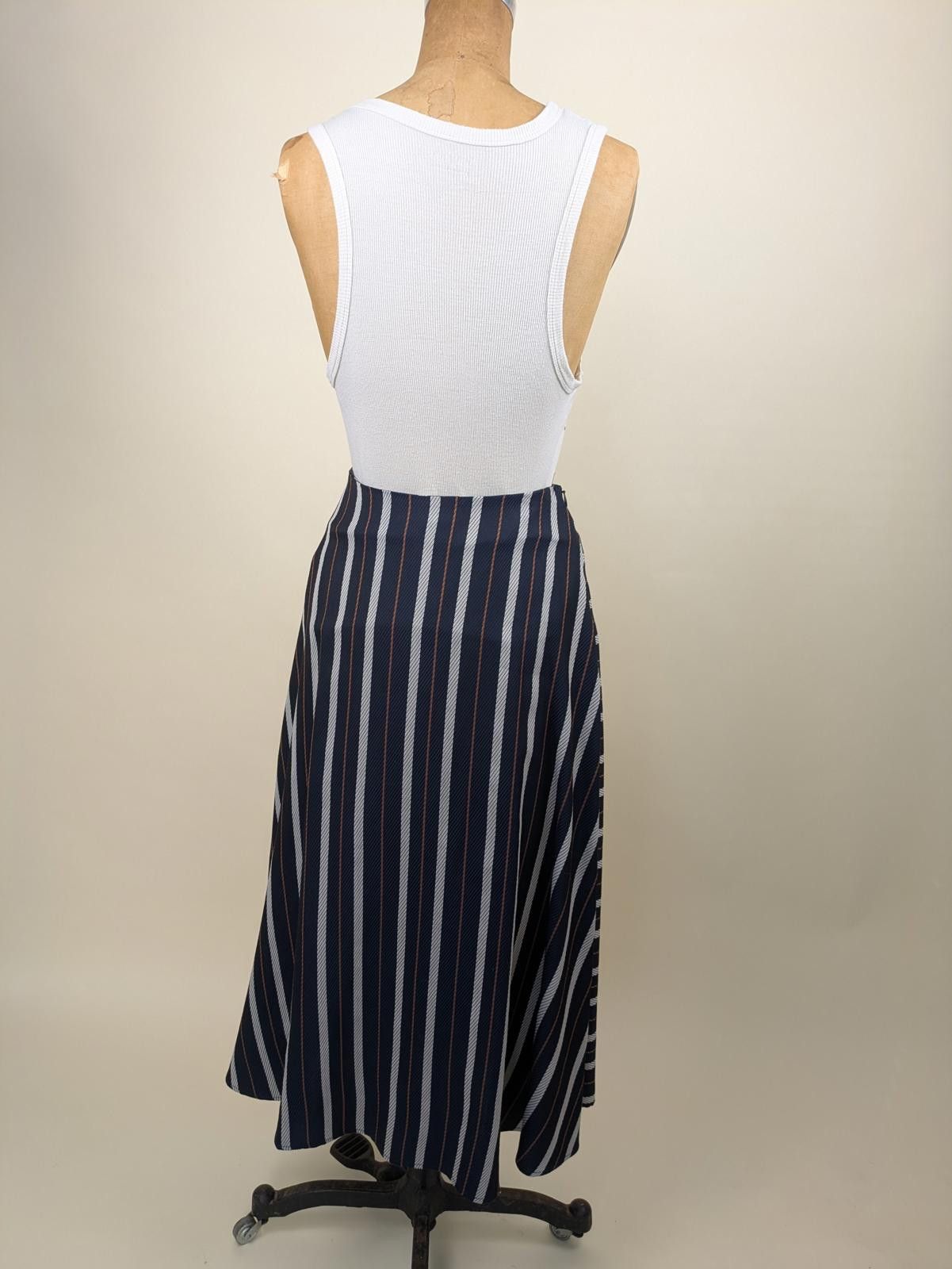 Other palmer//harding navy asymmetric striped skirt Size 28" / US 6 / IT 42 - 5 Thumbnail