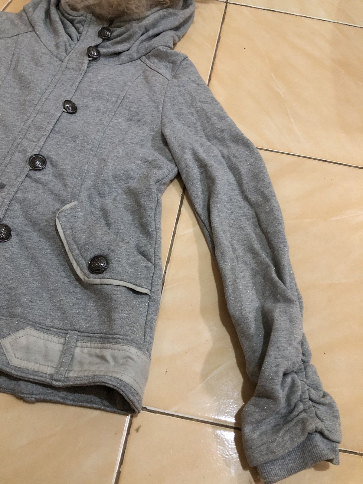 Japanese Brand Qualite Zipper Button Hoodie Size S / US 4 / IT 40 - 2 Thumbnail