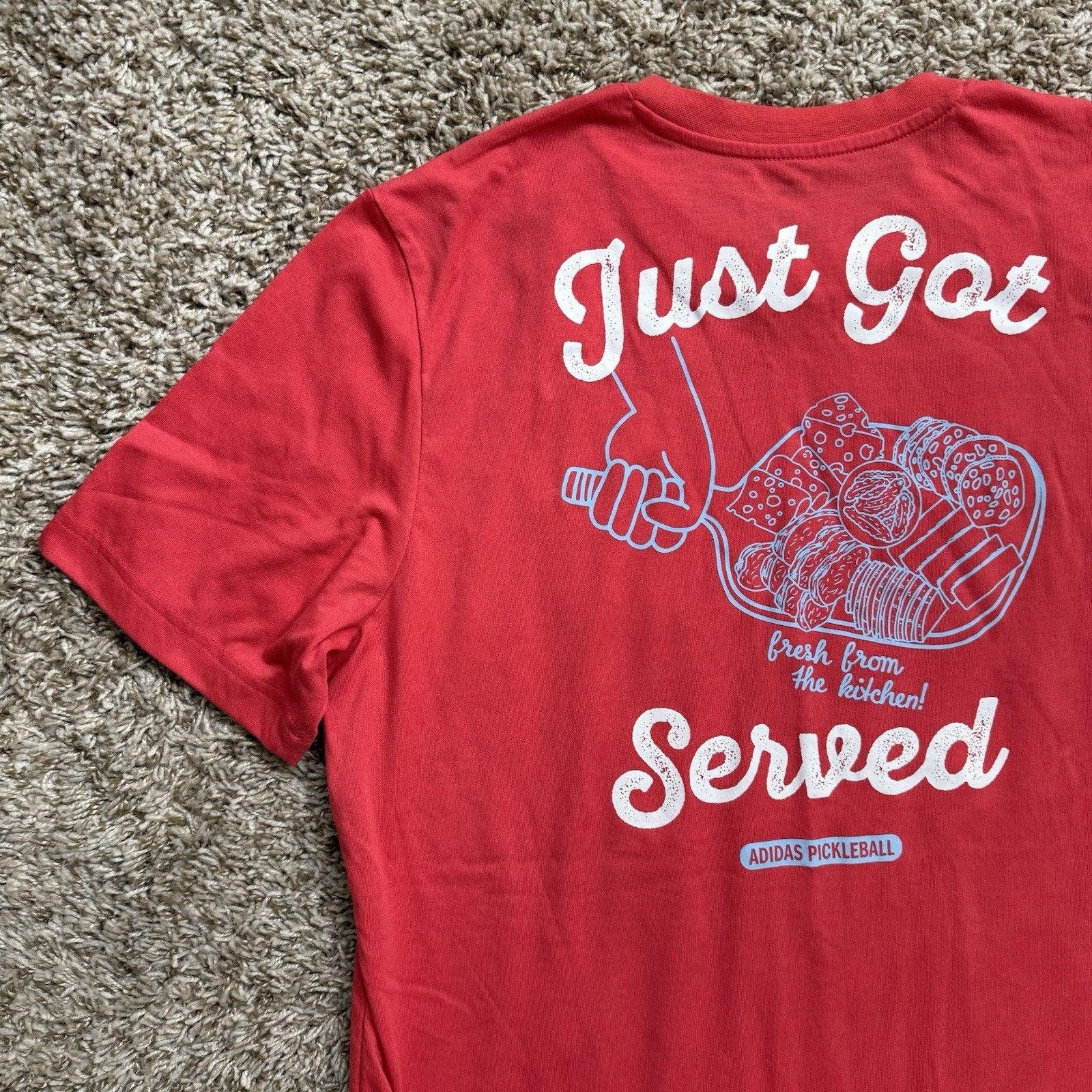 Adidas Adidas Pickleball Served Short Sleeve Athletic T-Shirt Large Size US L / EU 52-54 / 3 - 5 Thumbnail