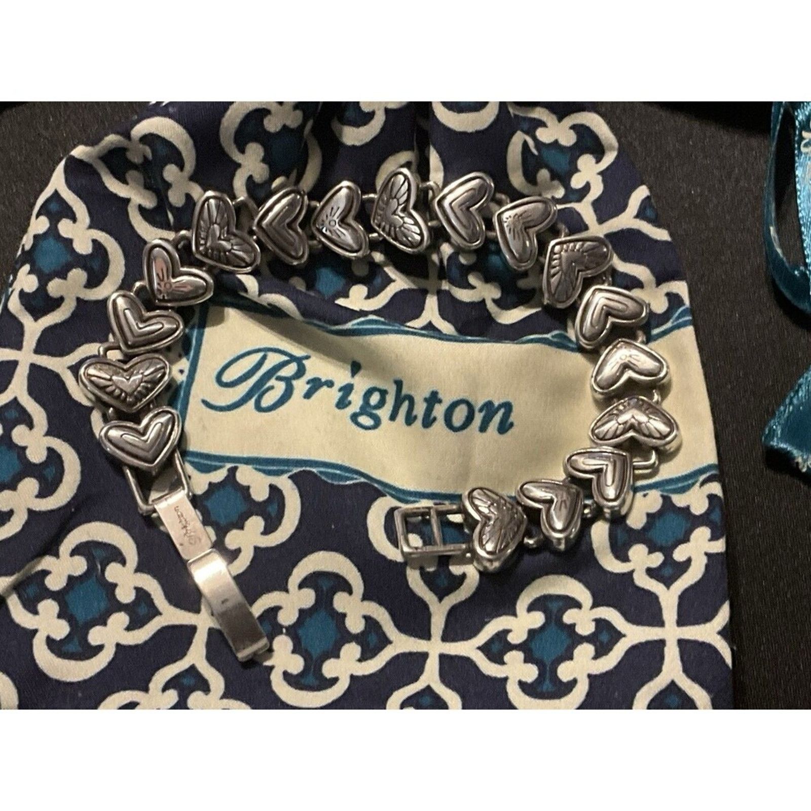 Brighton Brighton Heritage Heart Bracelet Silver Plated Size ONE SIZE - 8 Thumbnail