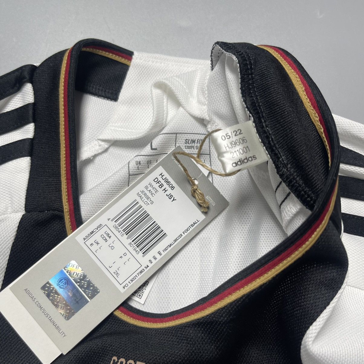 Adidas GERMANY ADIDAS 2022 WORLD CUP SOCCER HOME JERSEY #13 MULLER Size US L / EU 52-54 / 3 - 7 Thumbnail