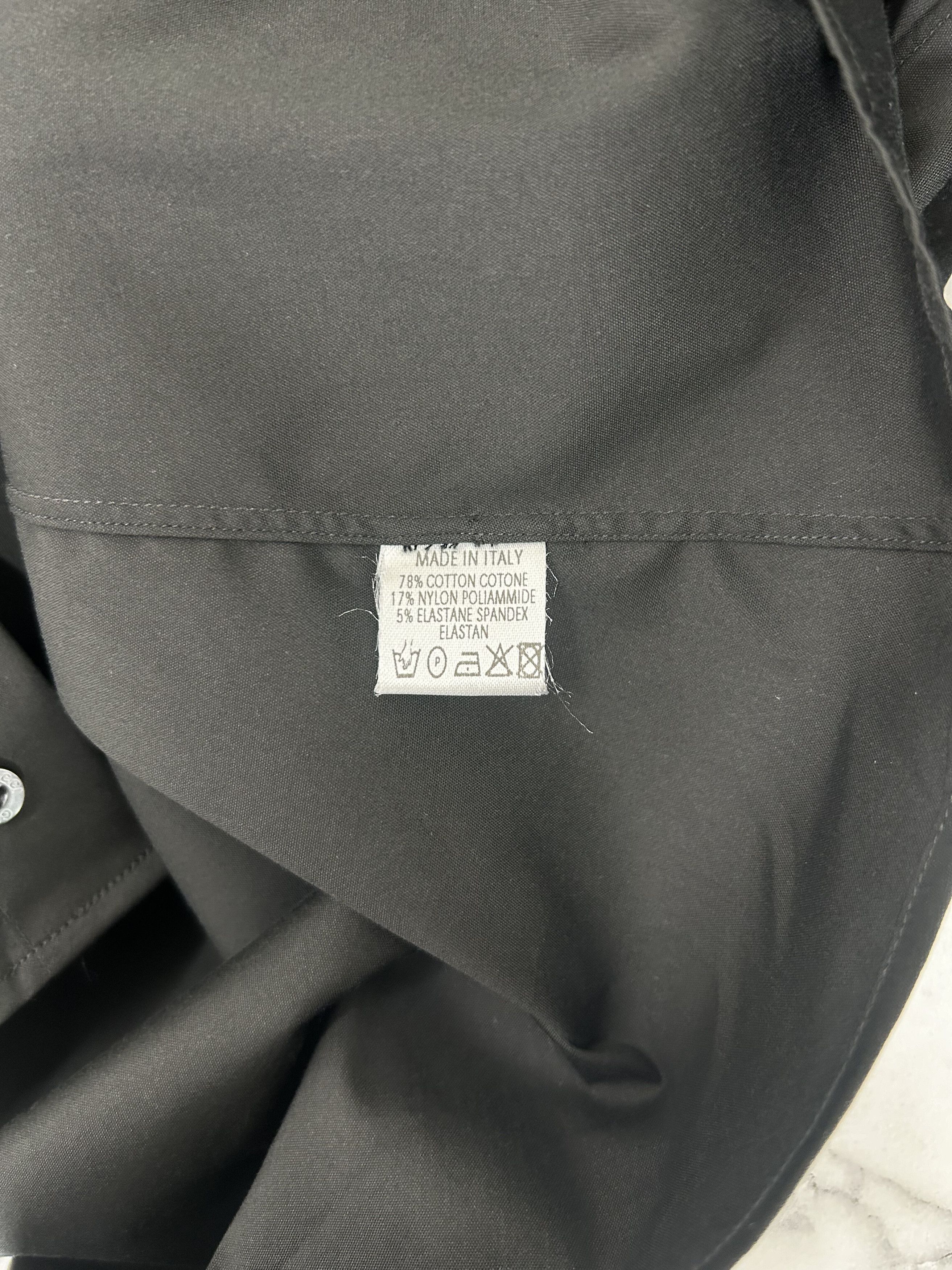 Gucci Gucci Black Classic Slim Fit Stretch Dress Shirt Size US L / EU 52-54 / 3 - 6 Thumbnail