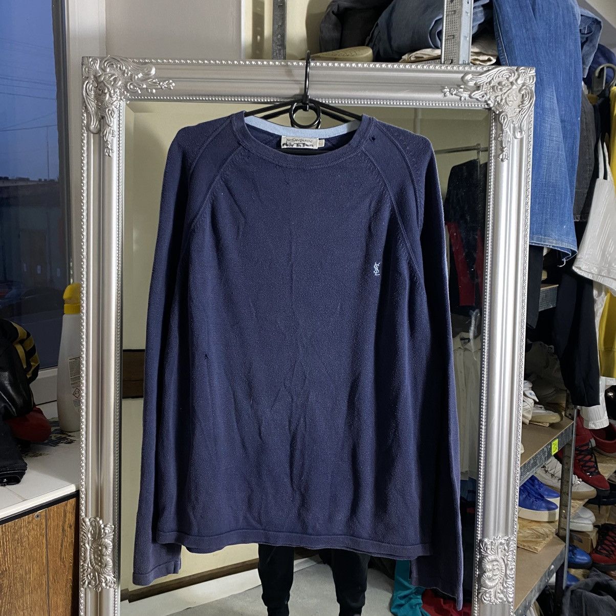 Yves Saint Laurent Ysl Sweatshirt Size US L / EU 52-54 / 3 - 1 Thumbnail