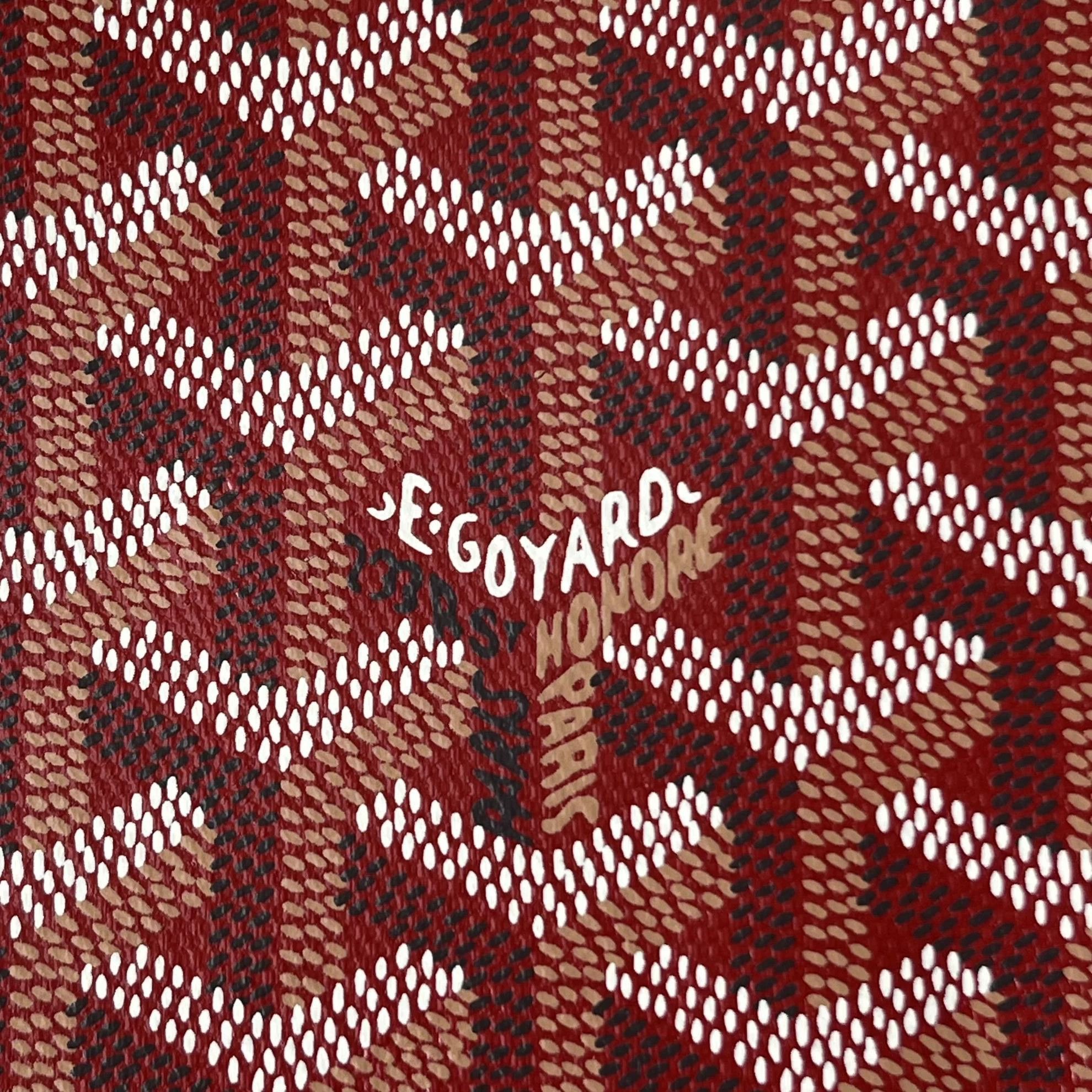 Goyard Goyard Red Clutch 30x20.5 9096 Size ONE SIZE - 8 Thumbnail