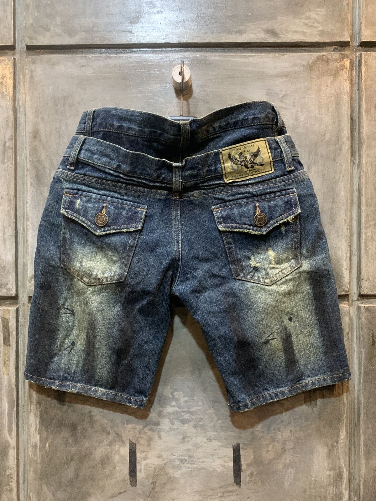 If Six Was Nine Clef De Sol Double Waist Mudwash Denim Size US 32 / EU 48 - 4 Thumbnail