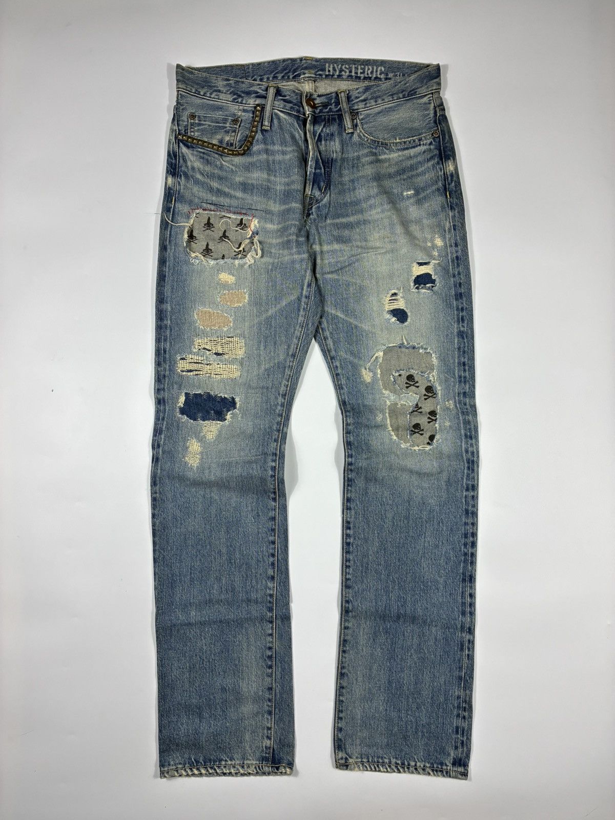 Hysteric Glamour x Neighborhood Studded Selvedge Denim