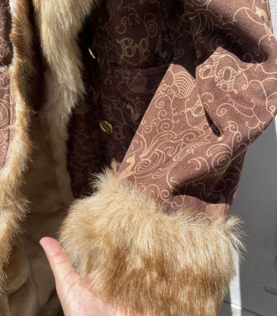 Phat Farm Baby Phat Brown Faux Fur Women’s Vtg Coat - Size Large Size L / US 10 / IT 46 - 4 Thumbnail