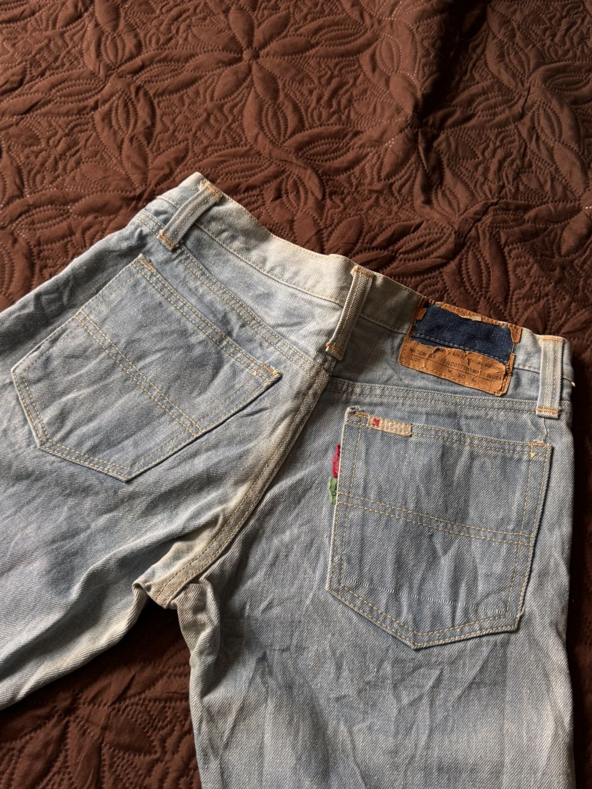 If Six Was Nine Vintage early 90s mc queen blue jeans boot cut Size 28" / US 6 / IT 42 - 9 Thumbnail