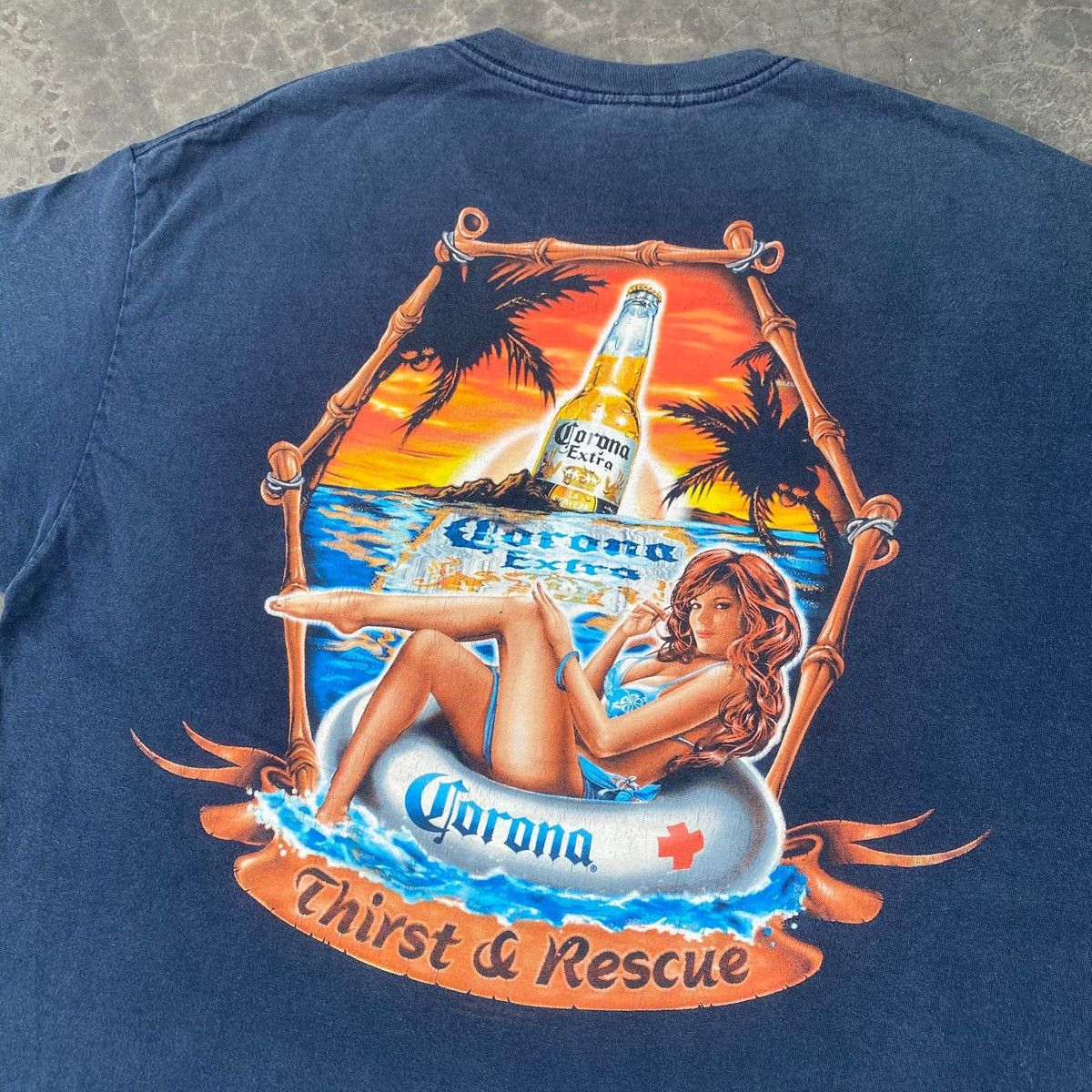 Vintage RARE ‼️ Corona Extra Size US XL / EU 56 / 4 - 2 Thumbnail
