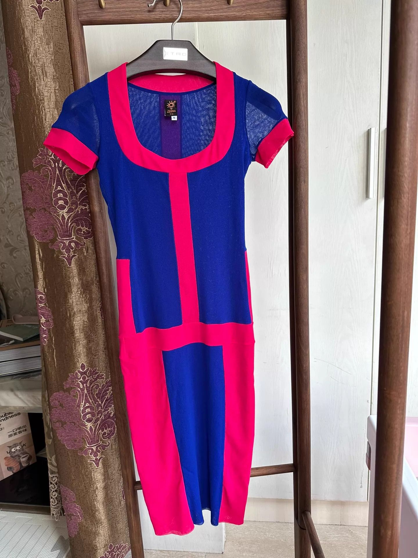 Jean Paul Gaultier Jean Paul Gaultier Geometric Color Block Dress S Size S / US 4 / IT 40 - 3 Thumbnail
