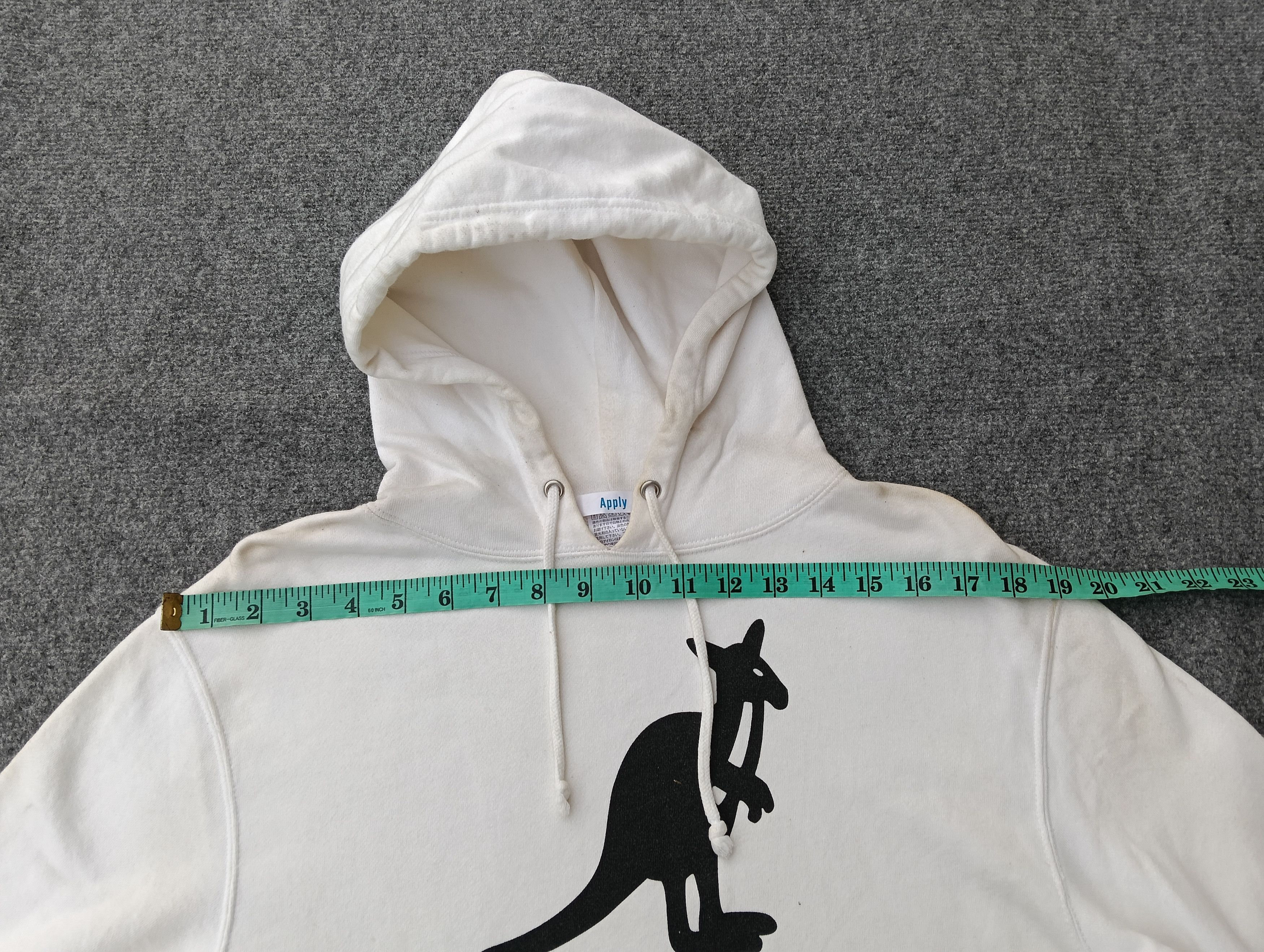 Kangol White Kangol Hoodie – Iconic Center Logo. Size US L / EU 52-54 / 3 - 4 Thumbnail
