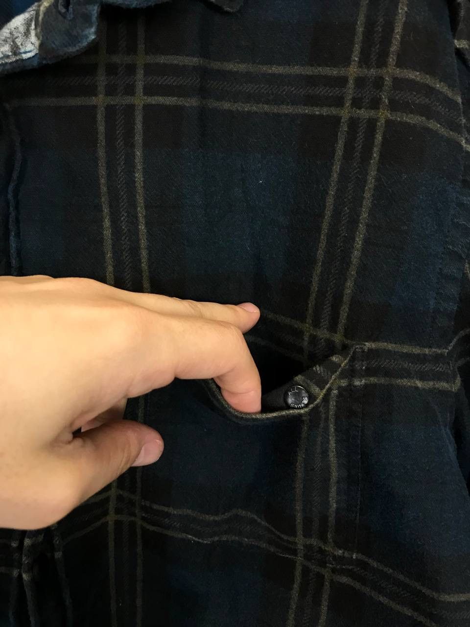 Allsaints Allsaints vintage luxury designer flannel shirt Size US L / EU 52-54 / 3 - 3 Thumbnail