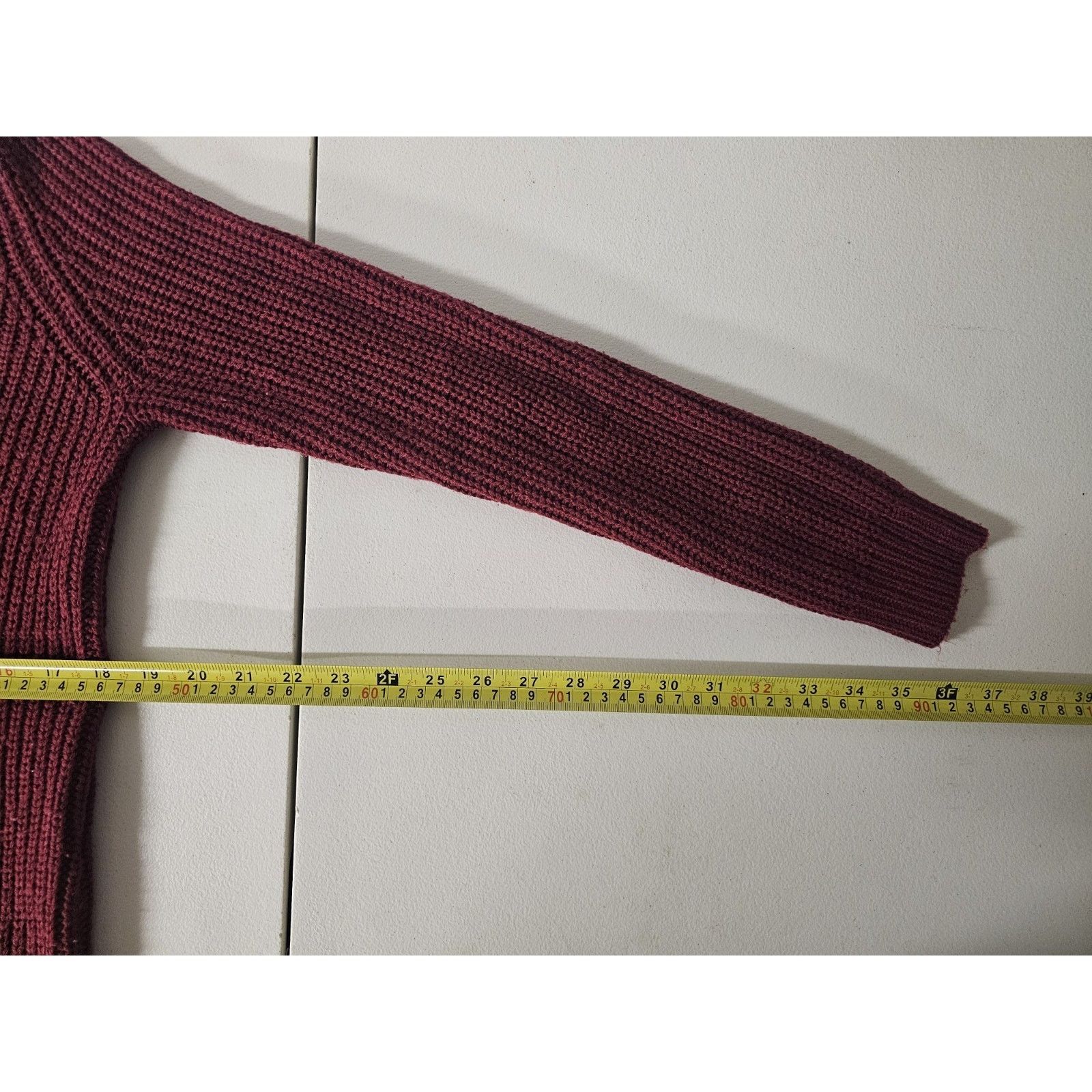 Other Charlotte Russe (Small) Women's Maroon V-Neck Sweatshirt Size S / US 4 / IT 40 - 5 Thumbnail