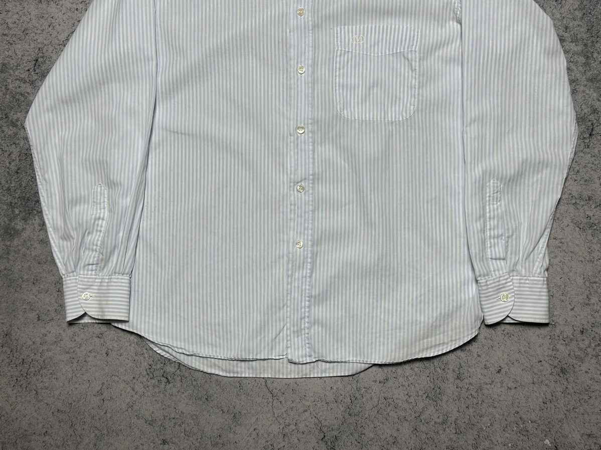 Valentino Vintage Valentino Chemises Long Sleeve Striped Shirt Size US M / EU 48-50 / 2 - 3 Thumbnail