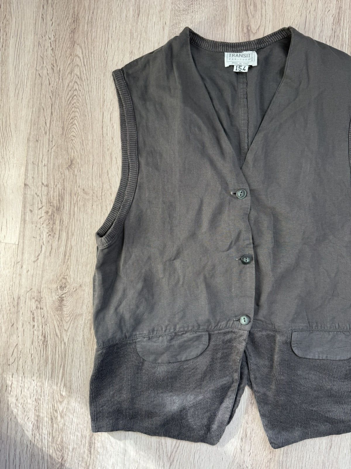 Transit Transit Par-Such Linen Silk Vest Size 3 Minimal Artisanal Size M / US 6-8 / IT 42-44 - 10 Thumbnail