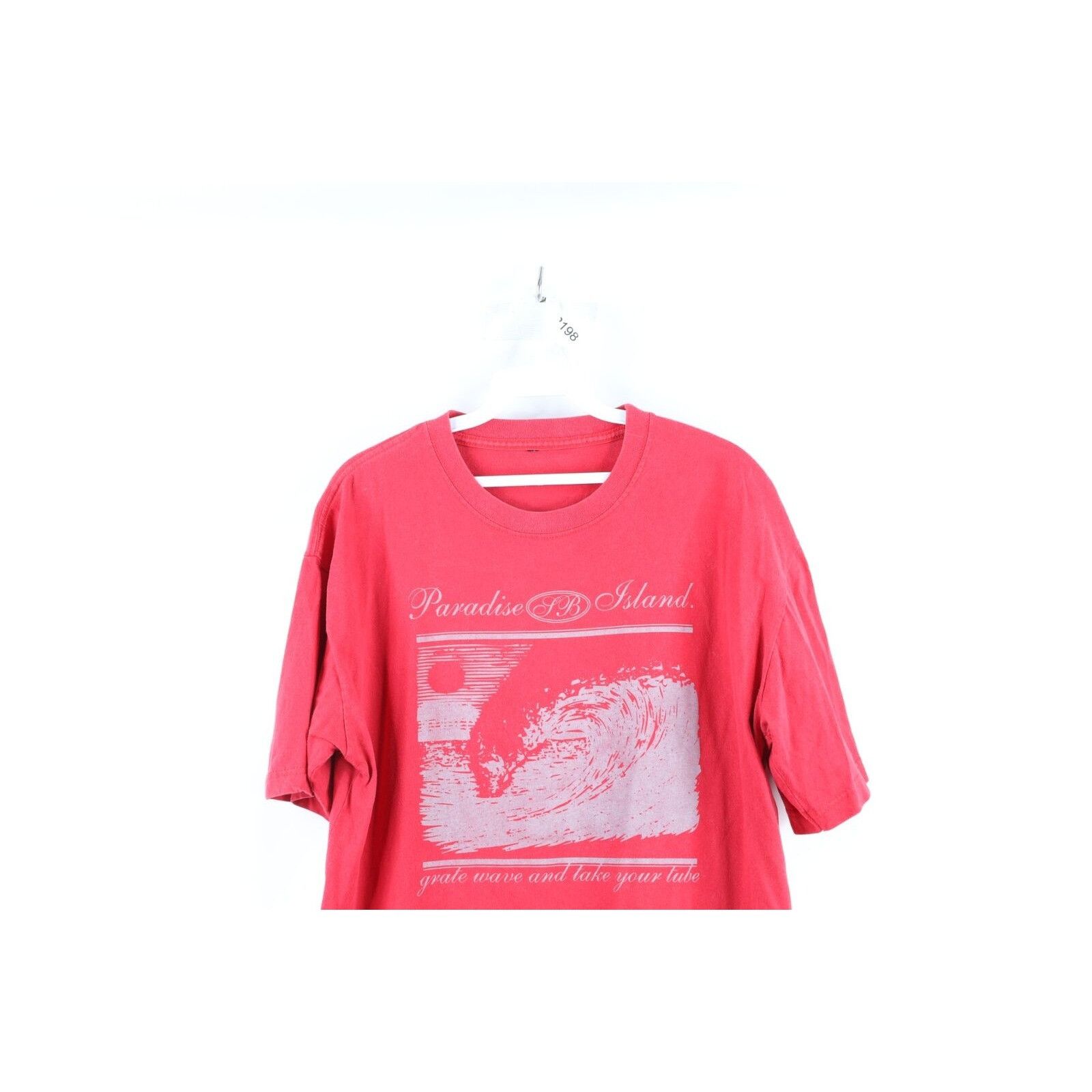 Vintage Vintage 90s Streetwear Faded Paradise Island T-Shirt Size US M / EU 48-50 / 2 - 2 Thumbnail