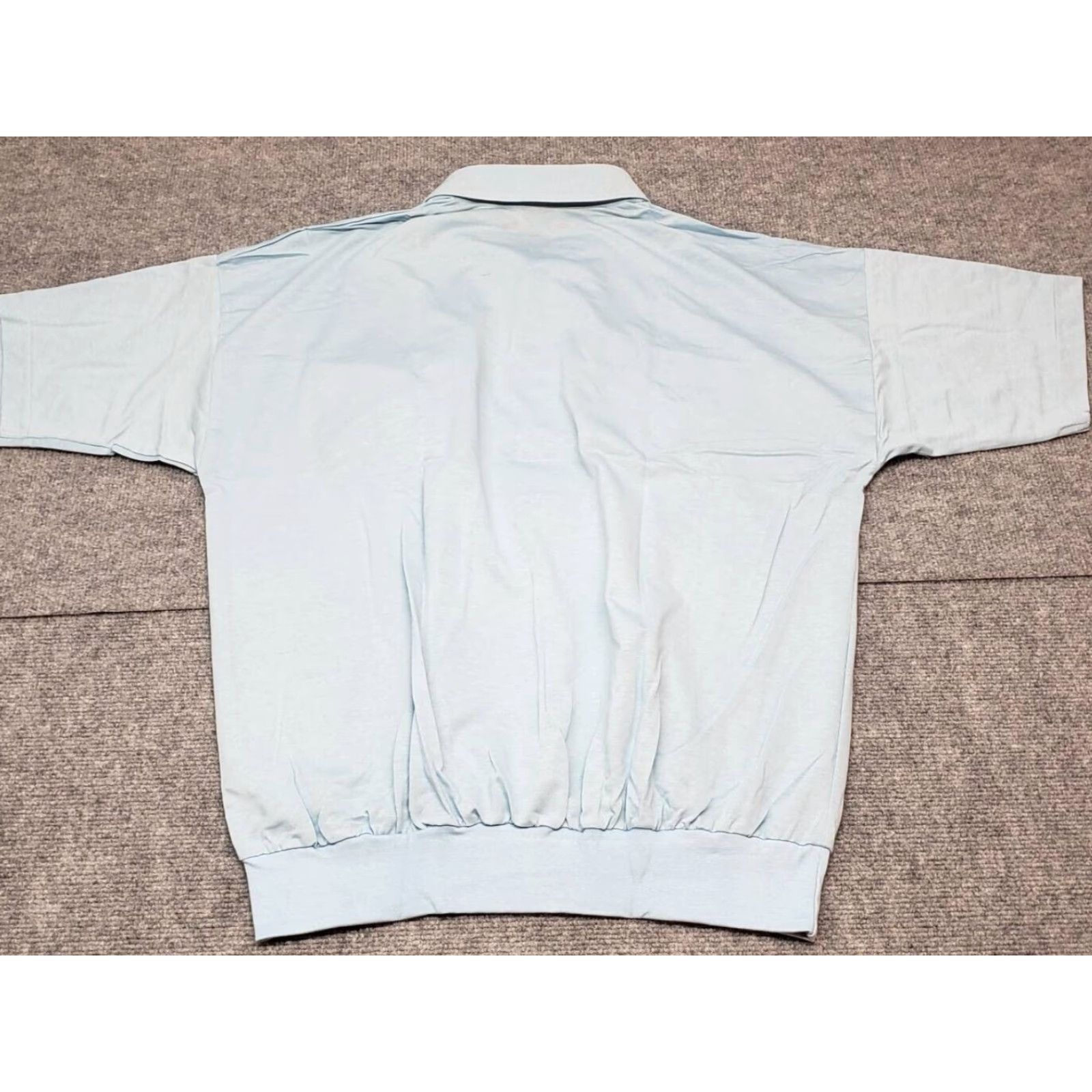 Haband HABAND Golf Polo Shirt Mens XL Blue Short Sleeve Collared Button Pockets Activewear Size US XL / EU 56 / 4 - 2 Thumbnail
