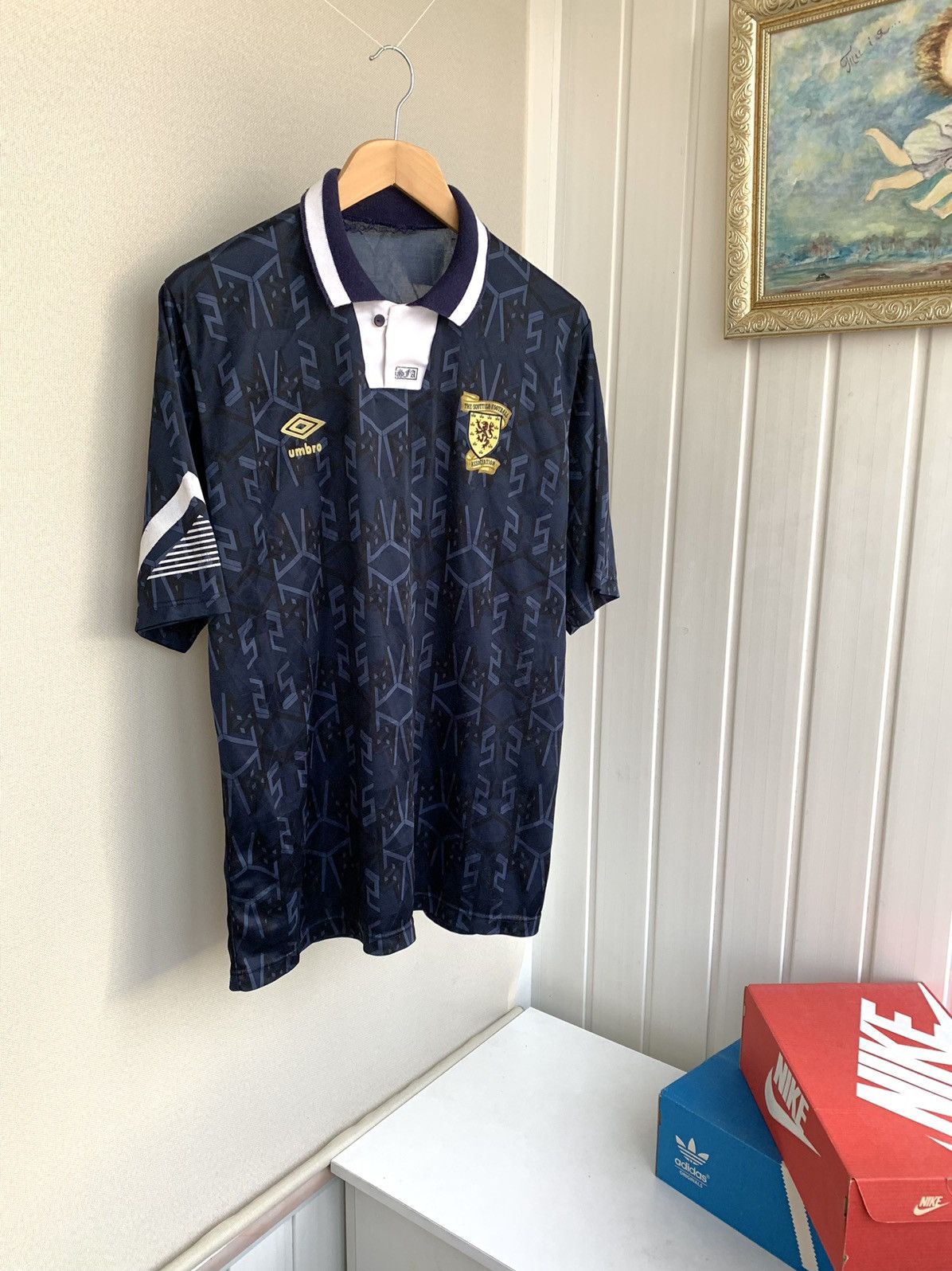 Umbro Umbro Scotland Authentic Vintage 1991-1994 Home Jersey M Size US M / EU 48-50 / 2 - 1 Thumbnail