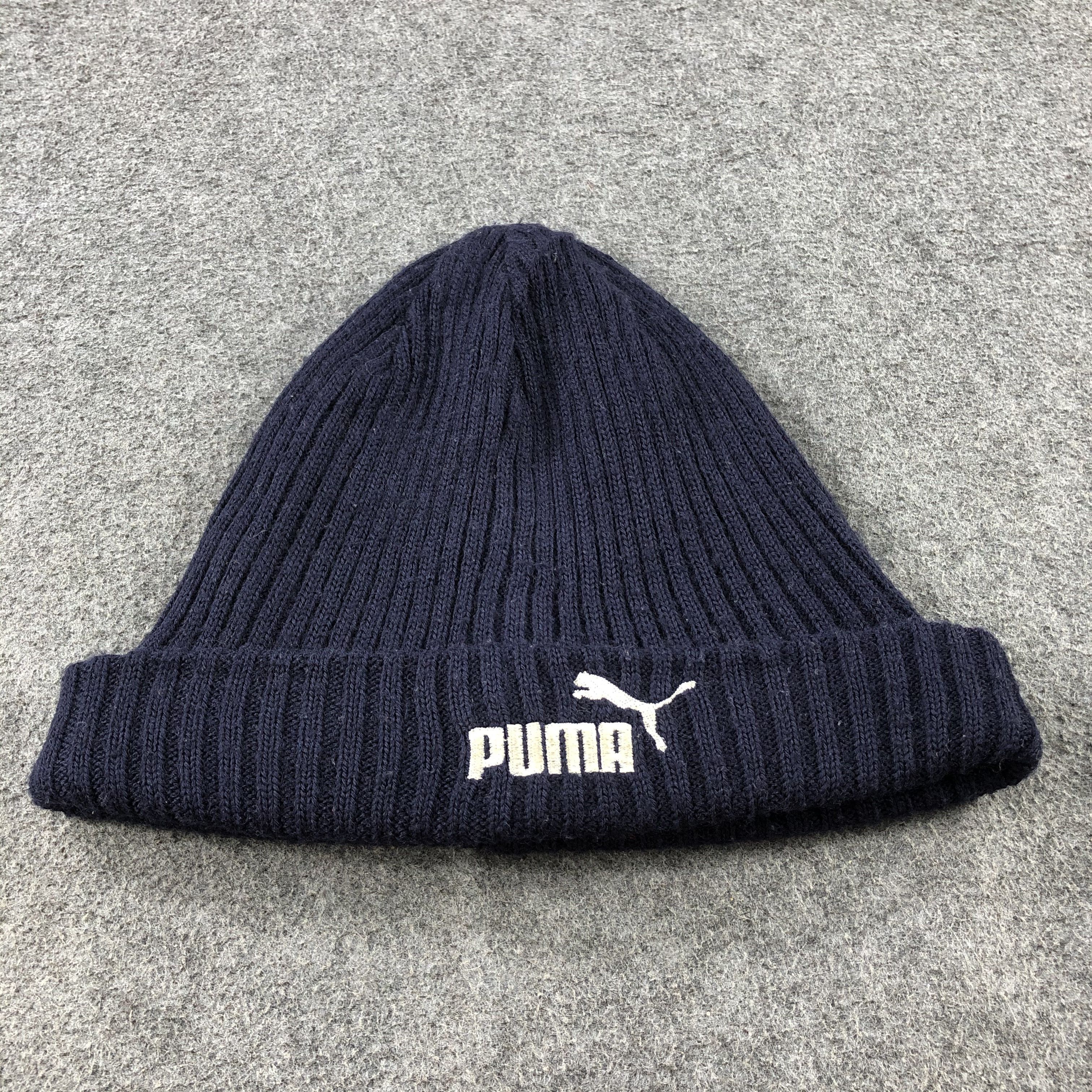 Puma Puma Fisherman Pleated Beanie Snowcap Snow Hat B462 Size ONE SIZE - 3 Thumbnail
