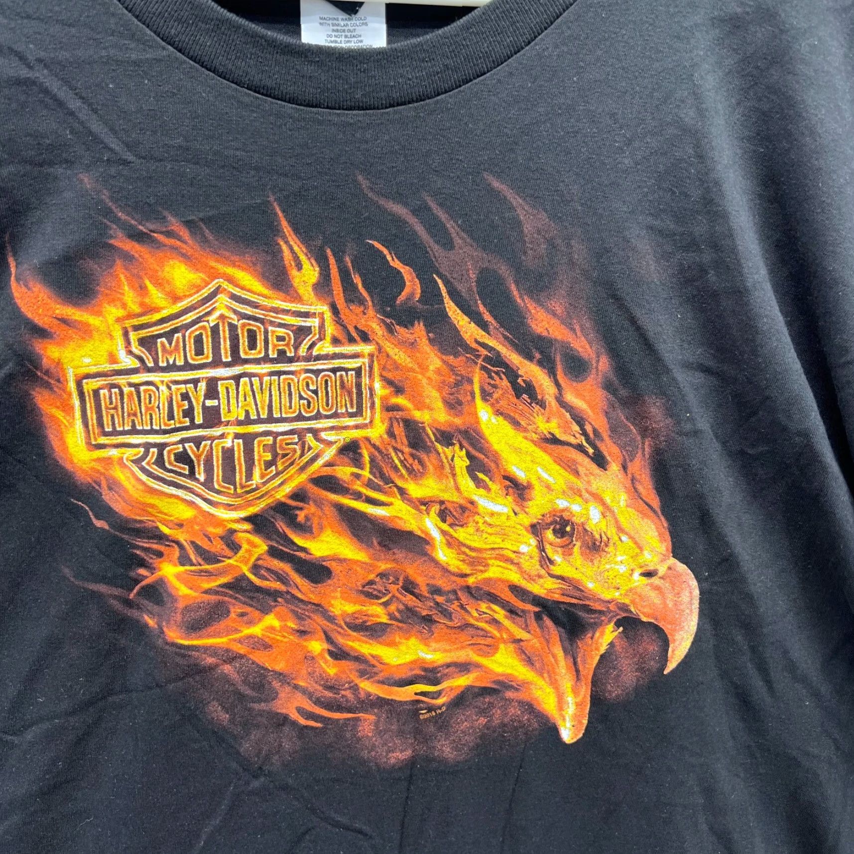 Harley Davidson Harley-Davidson Shirt Men 3XL Black Cotton Motorcycle Logo T-Shirt 3XL Mens Casual New Without Tags Size US XXL / EU 58 / 5 - 3 Thumbnail