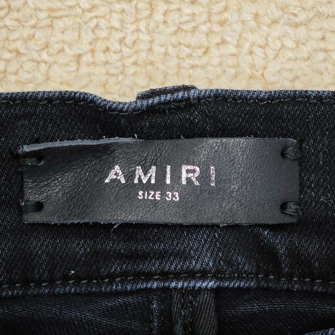 Amiri amiri black distressed denim pants Size US 33 - 3 Thumbnail