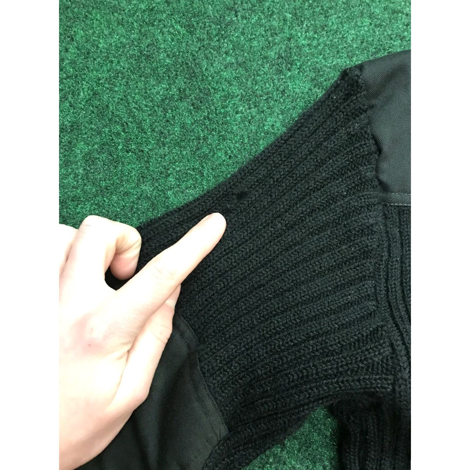 Vintage VINTAGE Jack Young Associates Military Sweater 100% Wool Size 38 Black Mens Pullover Rib Knit WWII Mili tary Theme Size US M / EU 48-50 / 2 - 5 Thumbnail