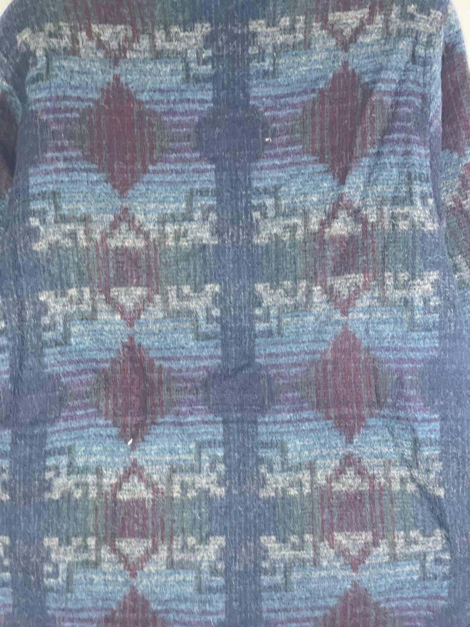 L.L. Bean Vintage 90s LLbean navajo design kashmir art hoodie wool L Size US L / EU 52-54 / 3 - 7 Thumbnail