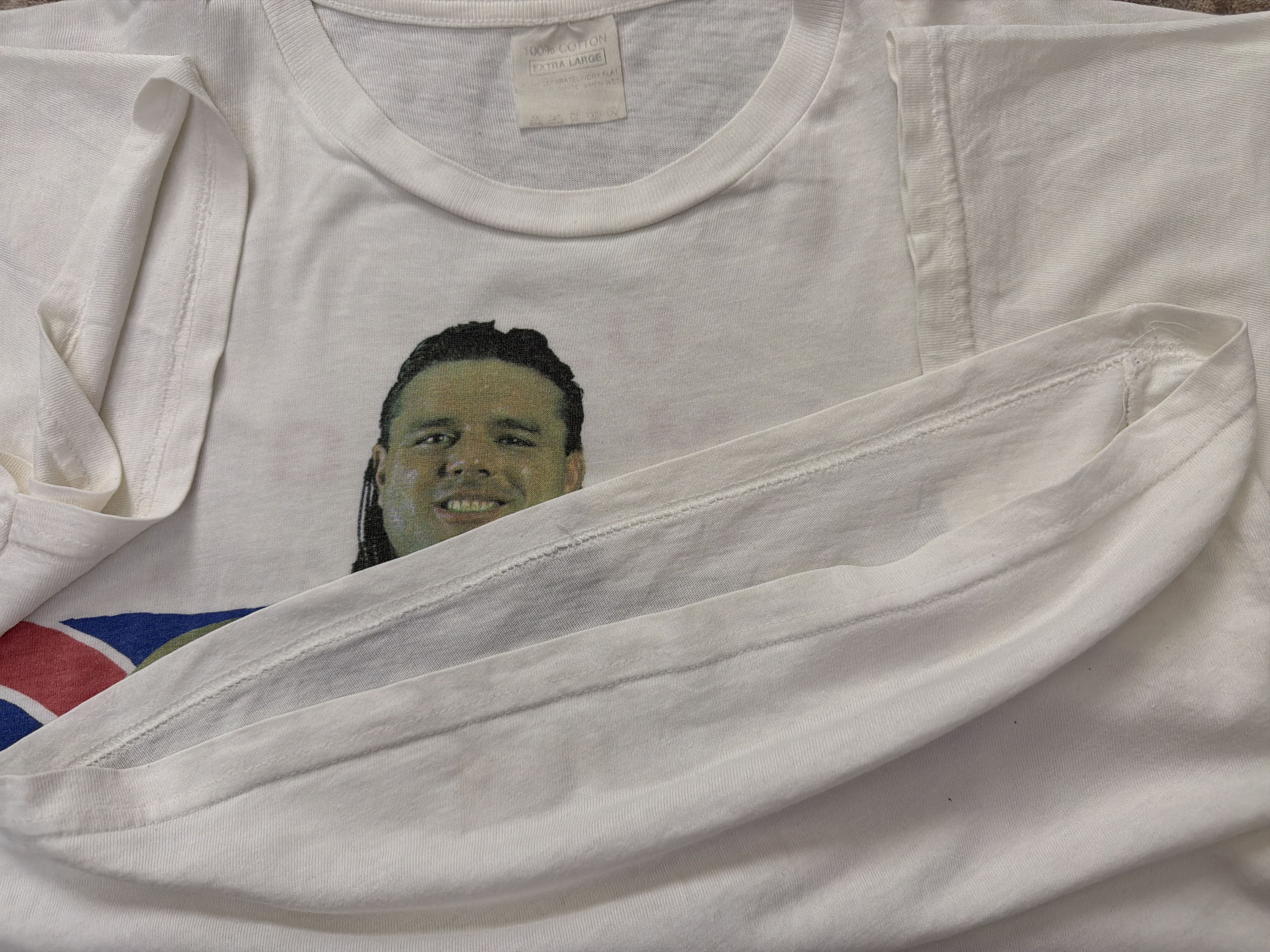 Other Vintage WWF British Bulldog 90s Titan Rare Wrestling Grail Size US XL / EU 56 / 4 - 5 Thumbnail