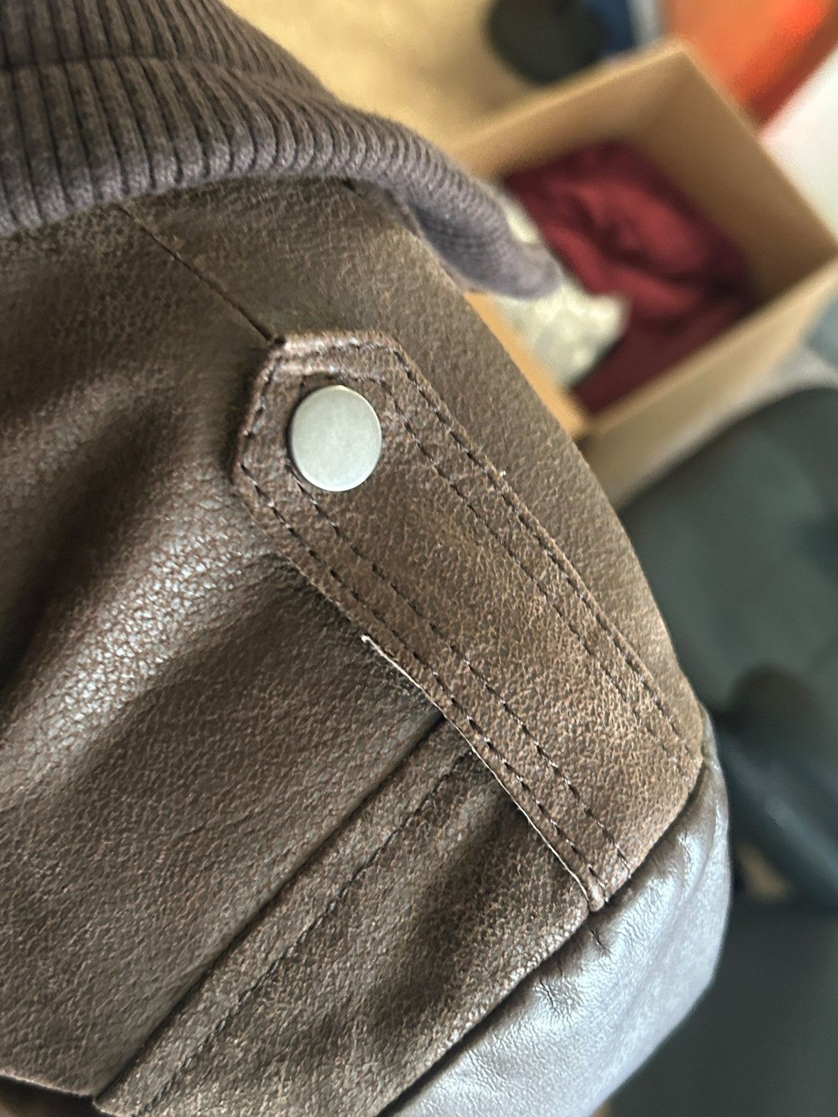 Danier Danier brown leather and suede jacket Size US L / EU 52-54 / 3 - 3 Thumbnail