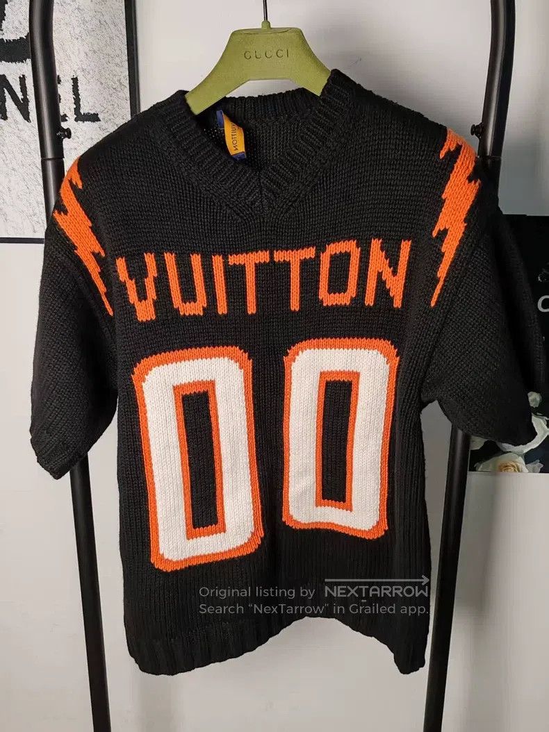 Louis Vuitton Louis Vuitton Slogan knitted short sleeve Size US S / EU 44-46 / 1 - 1 Thumbnail