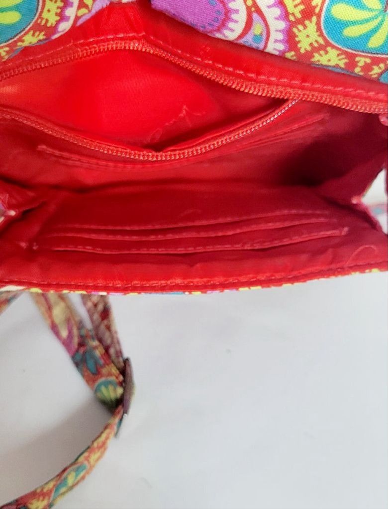 Vera Bradley Vera Bradley pink paisley print mini crossbody bag Size ONE SIZE - 5 Thumbnail