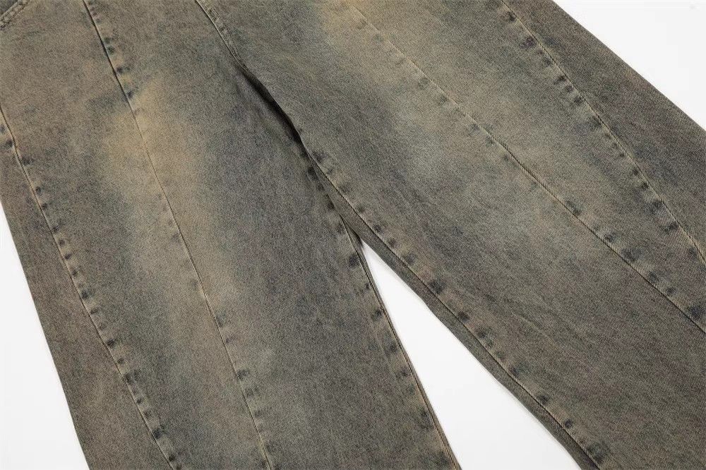 Japanese Brand × Jean Distressed washed punk patchwork cargo jeans Size US 32 / EU 48 - 6 Thumbnail