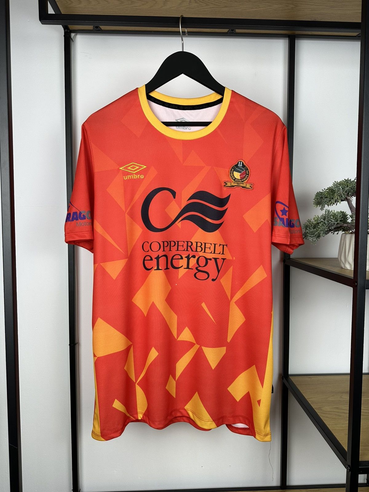 Umbro Power Dynamo FC Umbro Jersey Football Shirt Soccer Zambia Size US XL / EU 56 / 4 - 1 Thumbnail