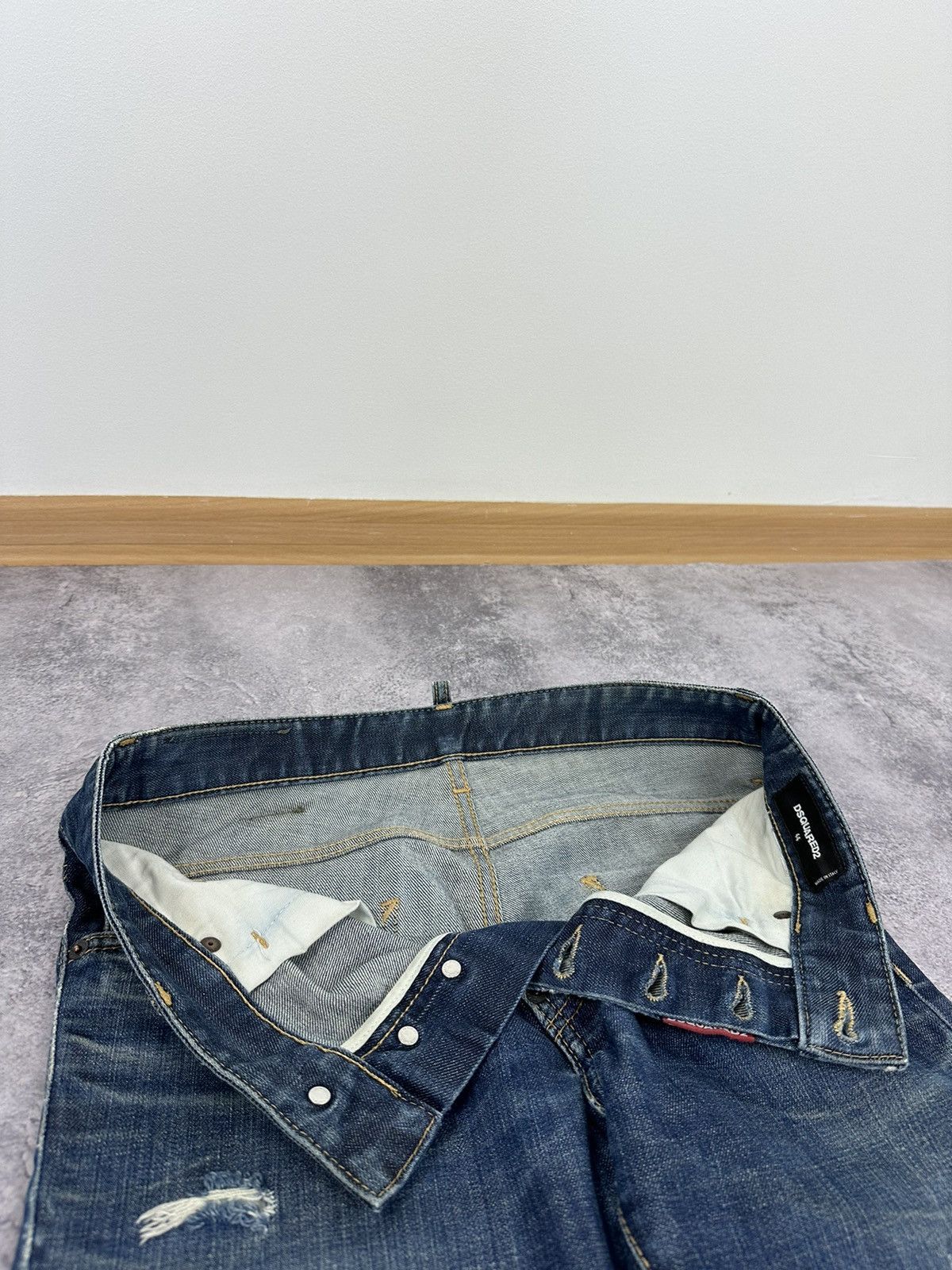 Dsquared2 Dsquared2 Avant Garde Distressed Designer Rare Opium Jeans Size US 32 / EU 48 - 19 Thumbnail