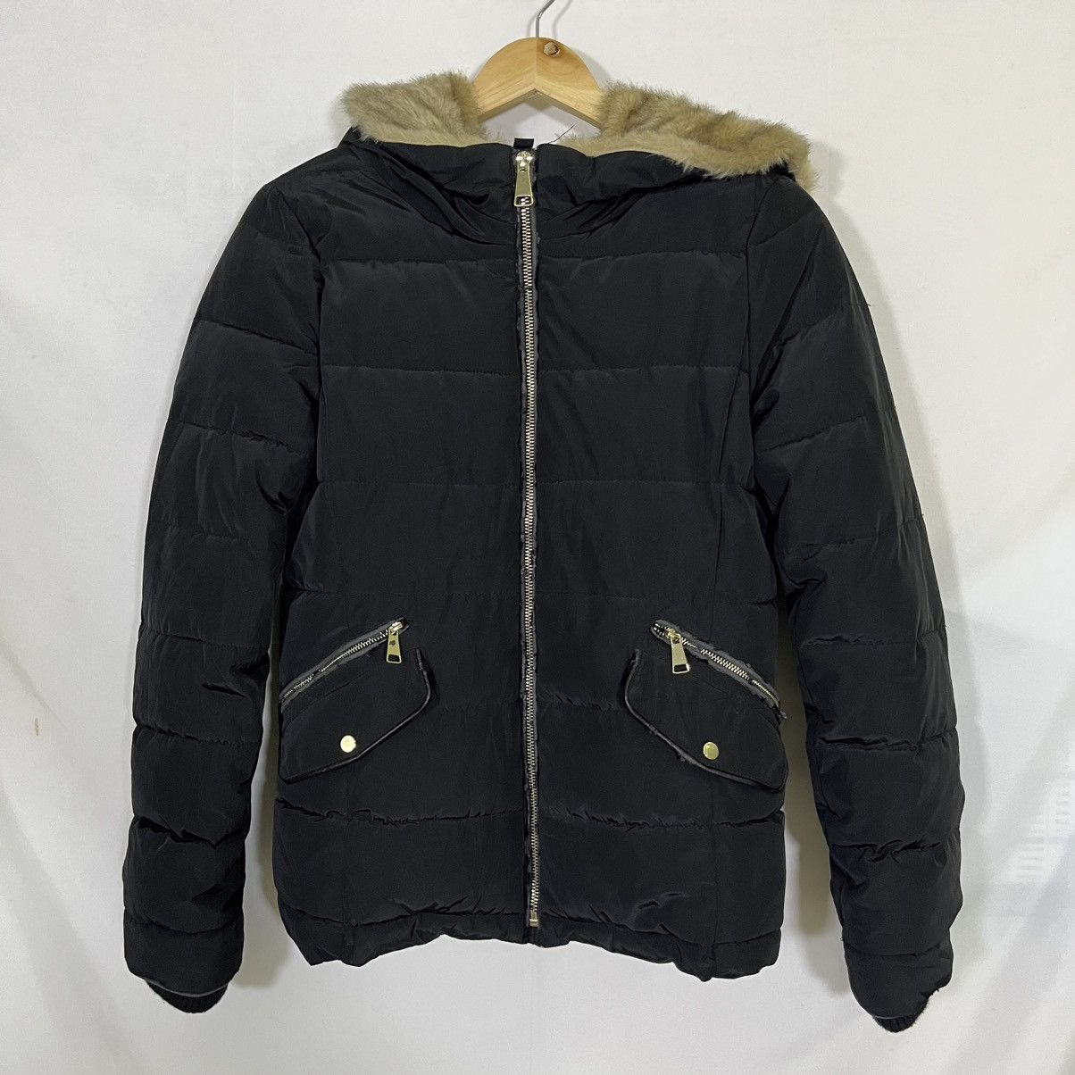 If Six Was Nine TRF OUTERWEAR LGB FUR HOODED JACKET Size S / US 4 / IT 40 - 1 Thumbnail