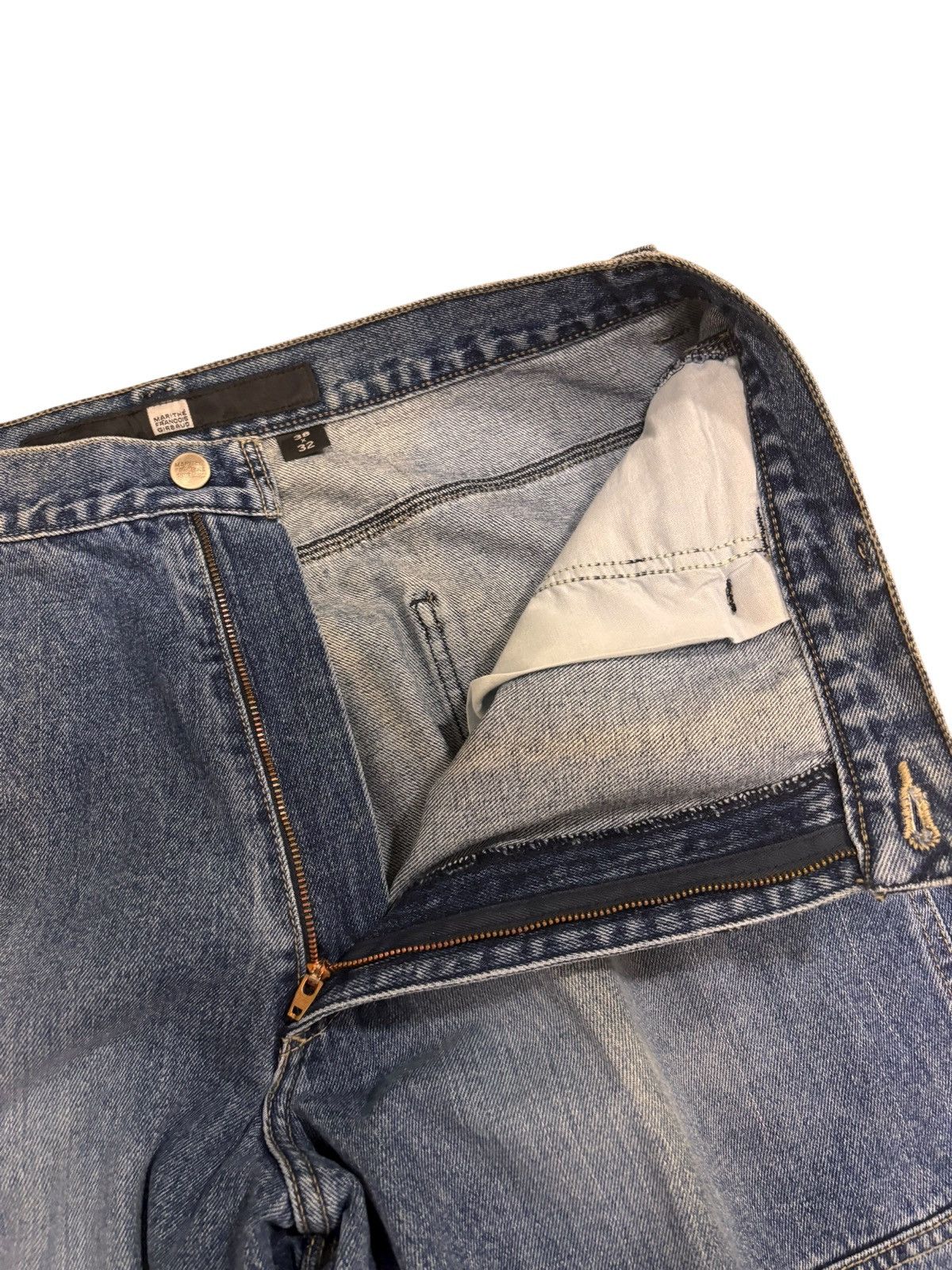 Marithe + Francois Girbaud Vintage Marithe Girbaud Jeans Size 38 Blue Denim Double Knee Size US 38 / EU 54 - 10 Thumbnail