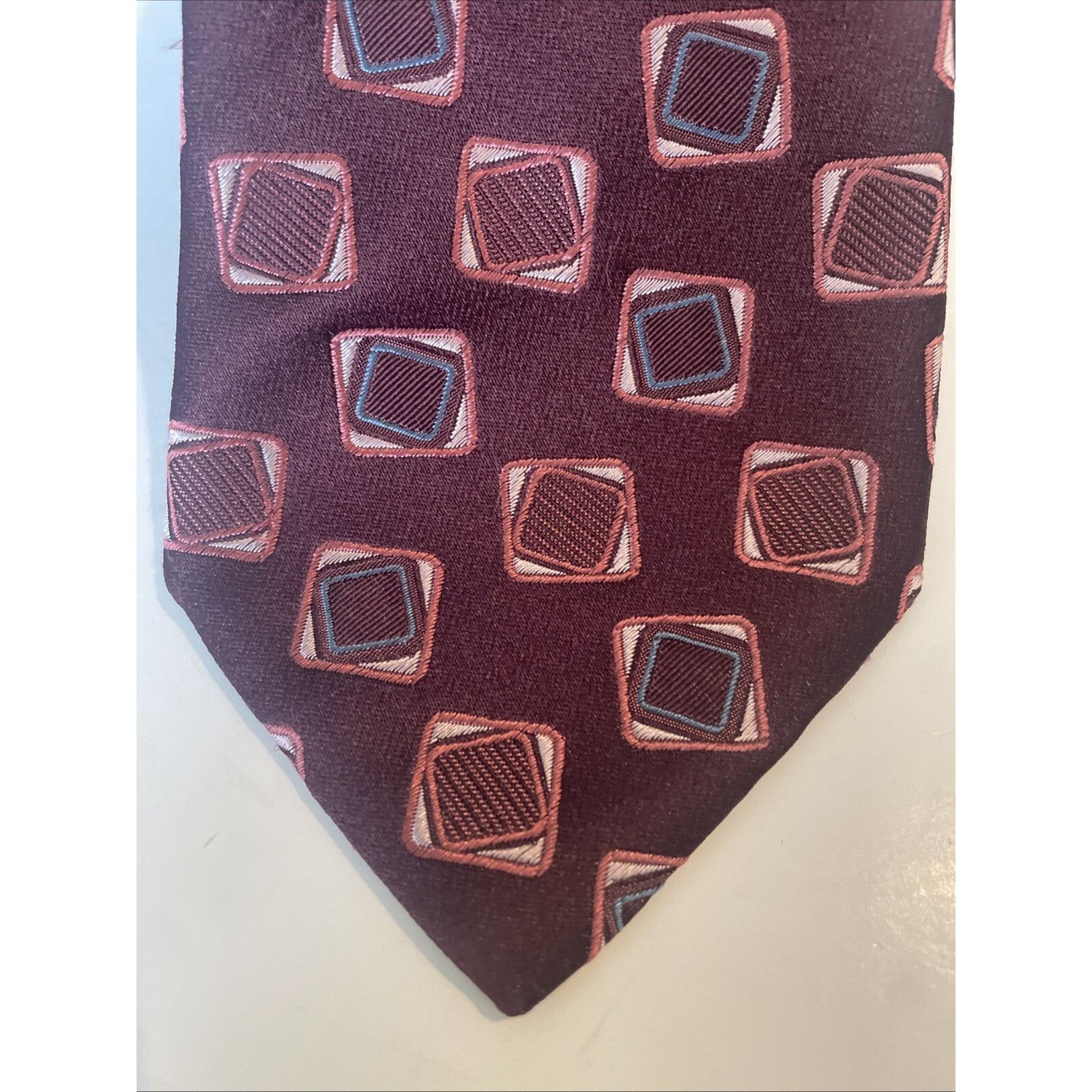 Guy Laroche Guy Laroche Paris Men's 100% Silk Tie ~ Red Multicolor ~ Size ONE SIZE - 2 Thumbnail