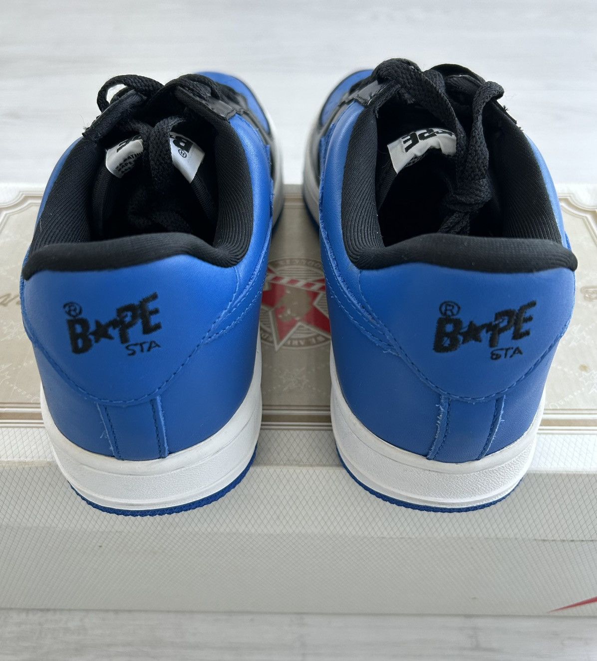 Bape VERY RARE OG 2003 A BATHING APE ROYAL BLUE BAPESTA Size US 9 / EU 42 - 4 Thumbnail