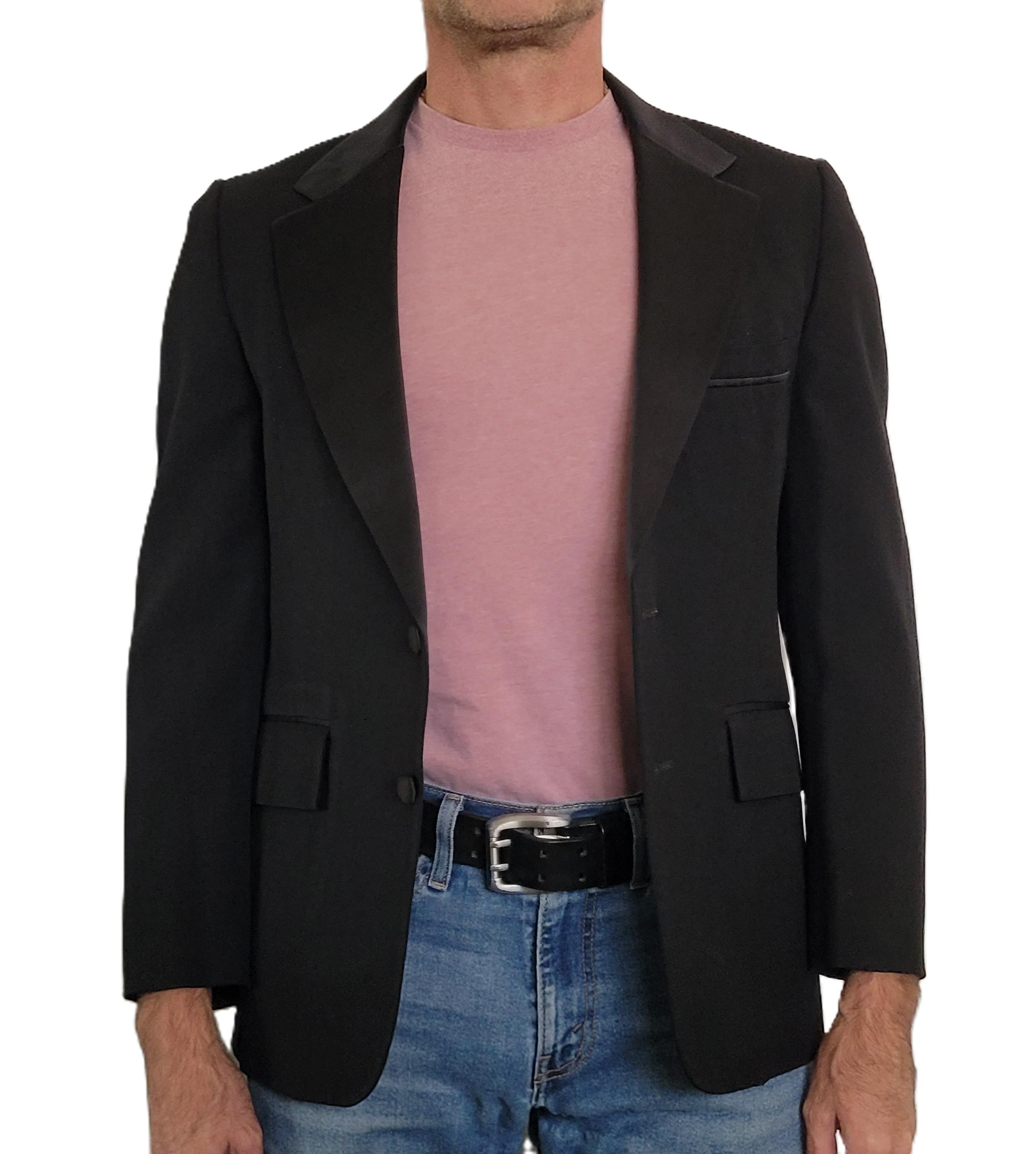 Other GO Men’s Wear Black Tuxedo Suit – Men’s 40R Size 40R - 1 Thumbnail