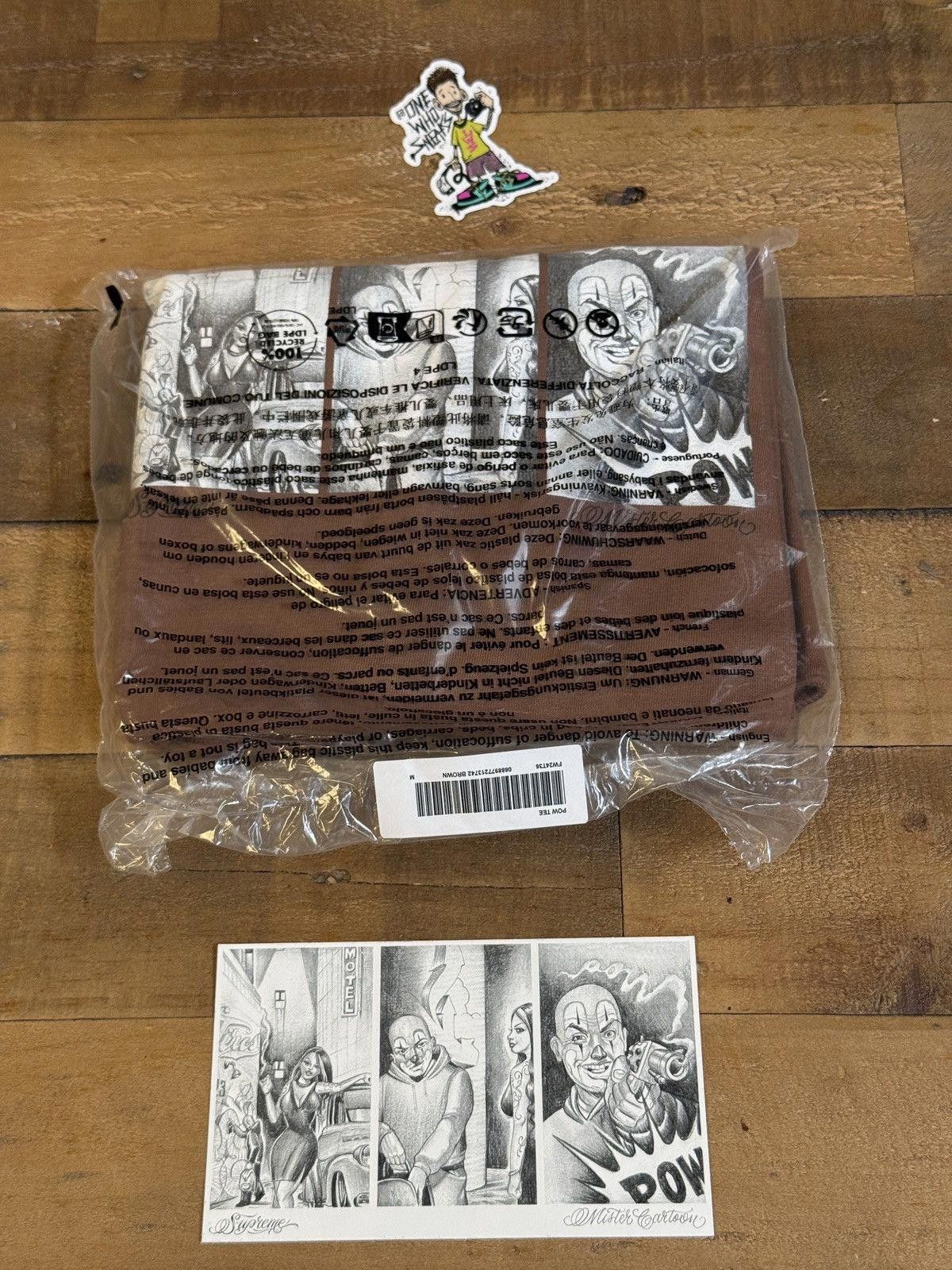 Supreme Supreme Mister Cartoon Tee & Sticker Size Medium Size US M / EU 48-50 / 2 - 1 Thumbnail