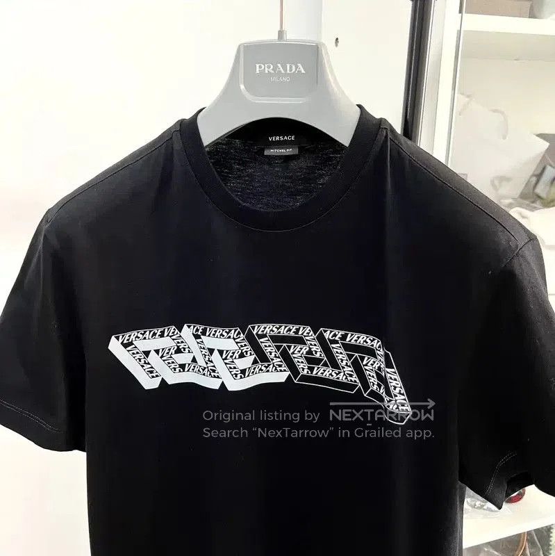 Versace Versace Black Cotton Short Sleeve T-Shirt . Size US XS / EU 42 / 0 - 3 Thumbnail
