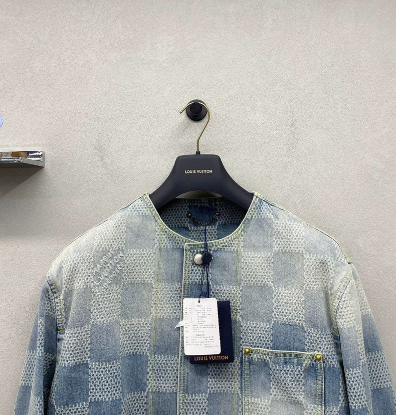 Louis Vuitton Louis Vuitton 24 New Checker Denim Jacket 2503-Nextarrow Size US M / EU 48-50 / 2 - 3 Thumbnail